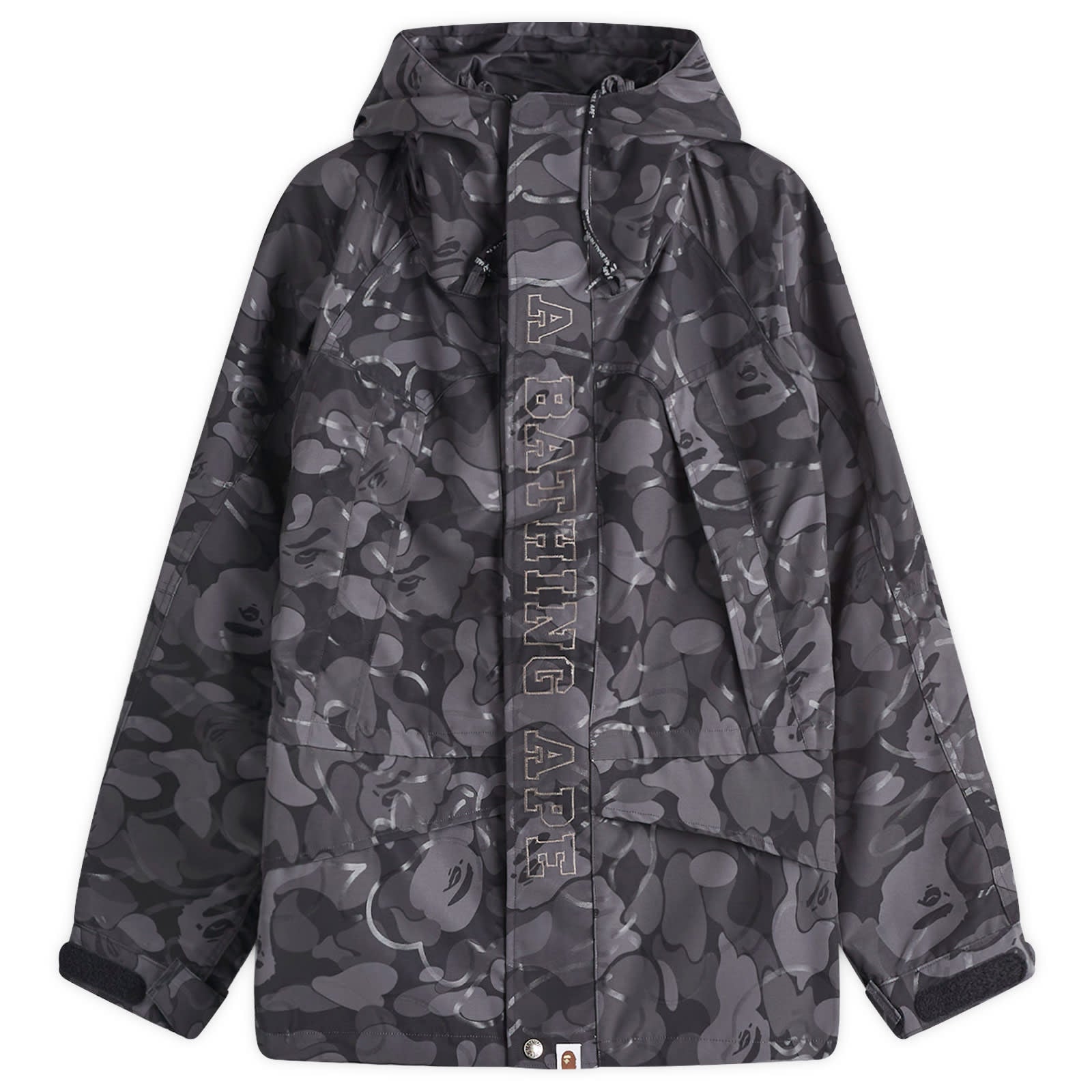 LAMINATED CAMO SNOWBOARD JACKET