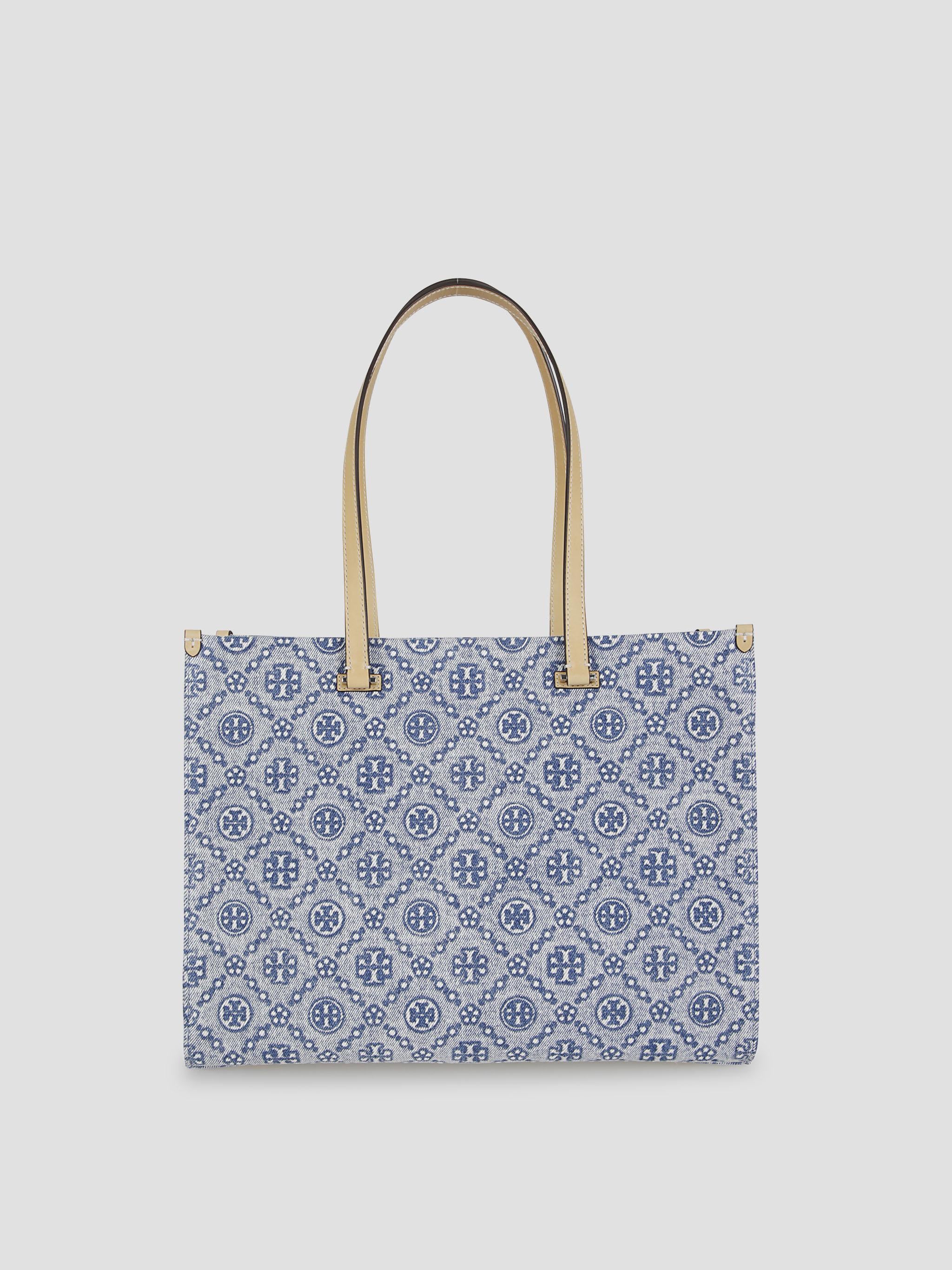T monogramasta denim torba