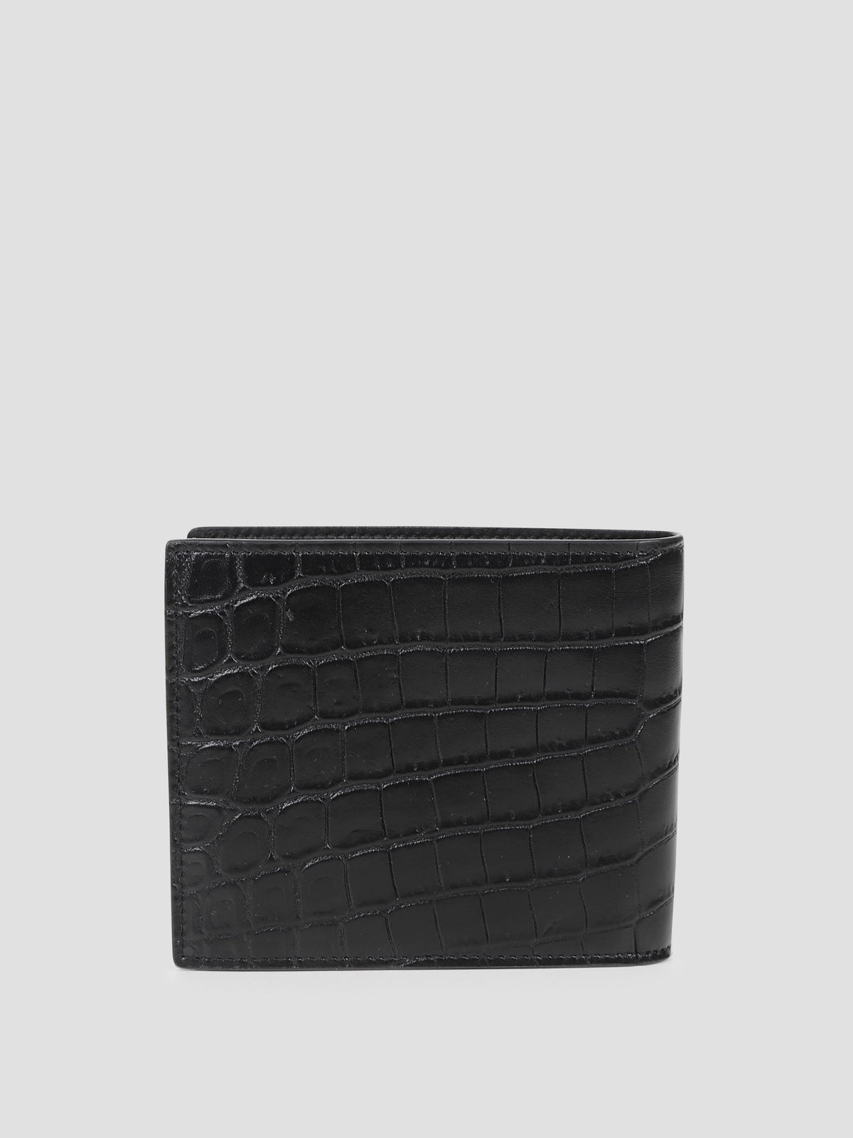 Ysl East/West Embossed Bi-Fold Wallet