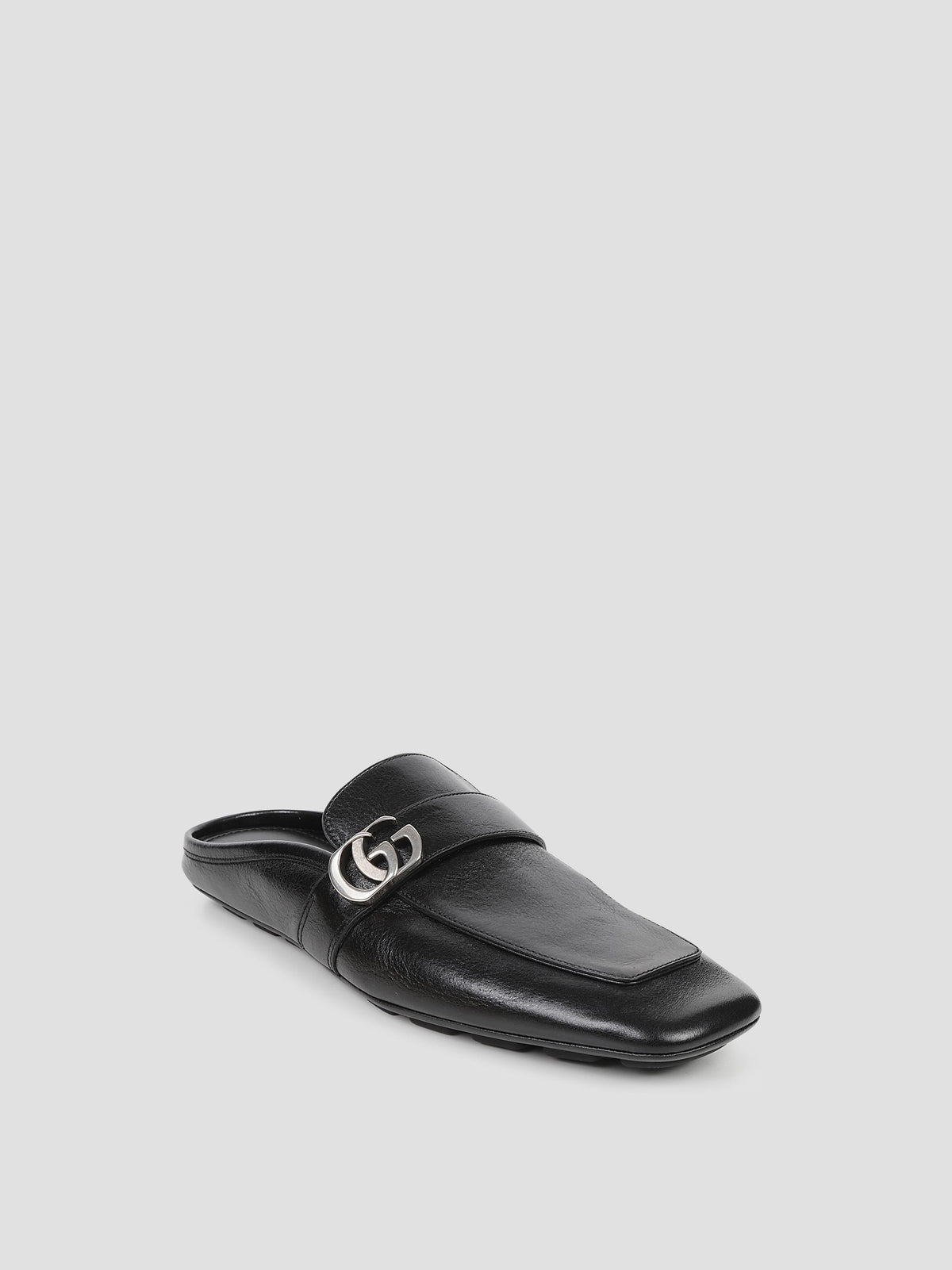 Generation Gucci Double G Leather Slipper