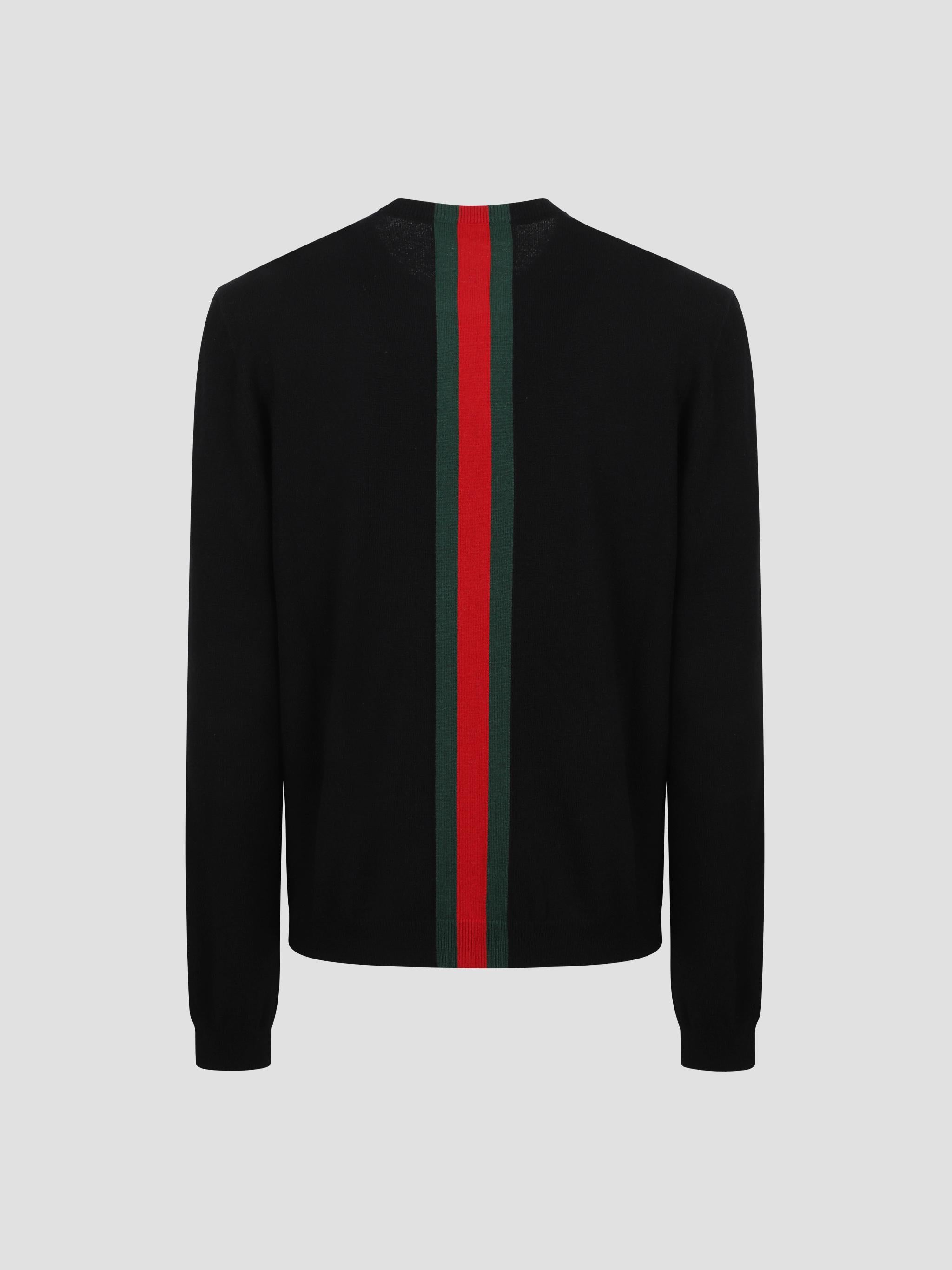 Web Band Cashmere Sweater