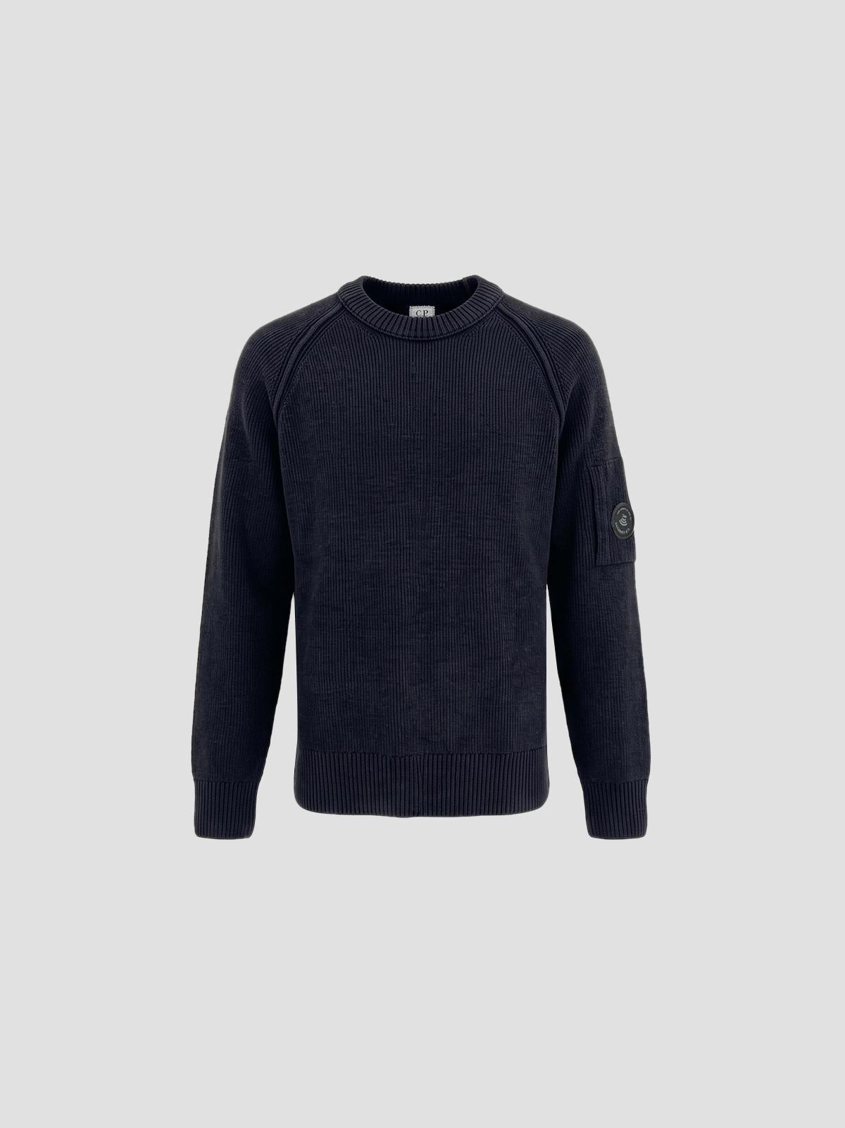 Crewneck Lens Sweater