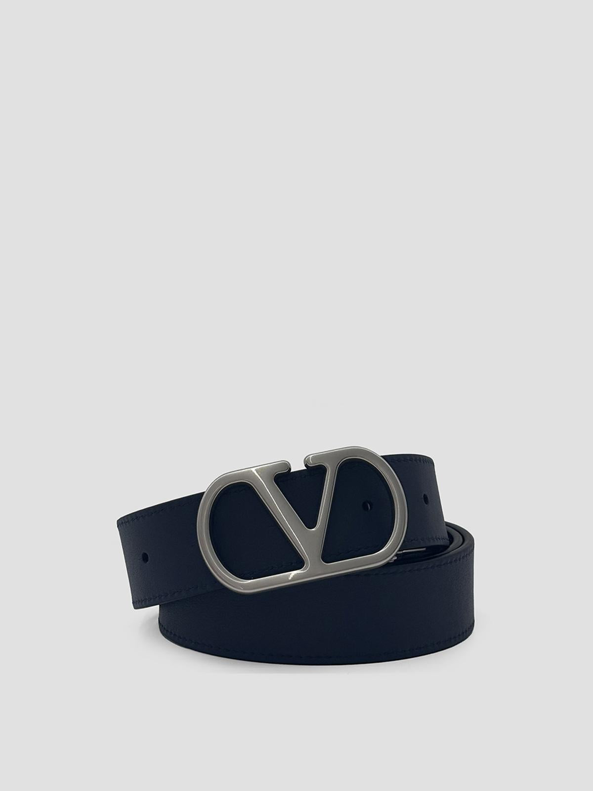 V Logo Signature Belt H. 30 Reversible