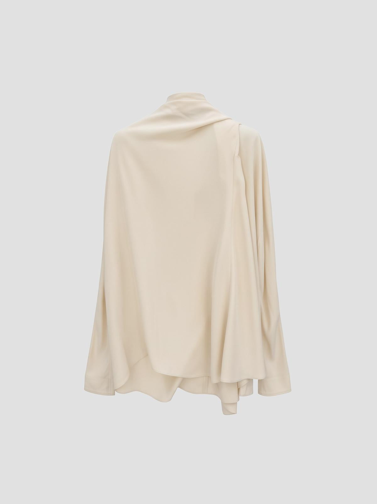 Draped Cady Blouse