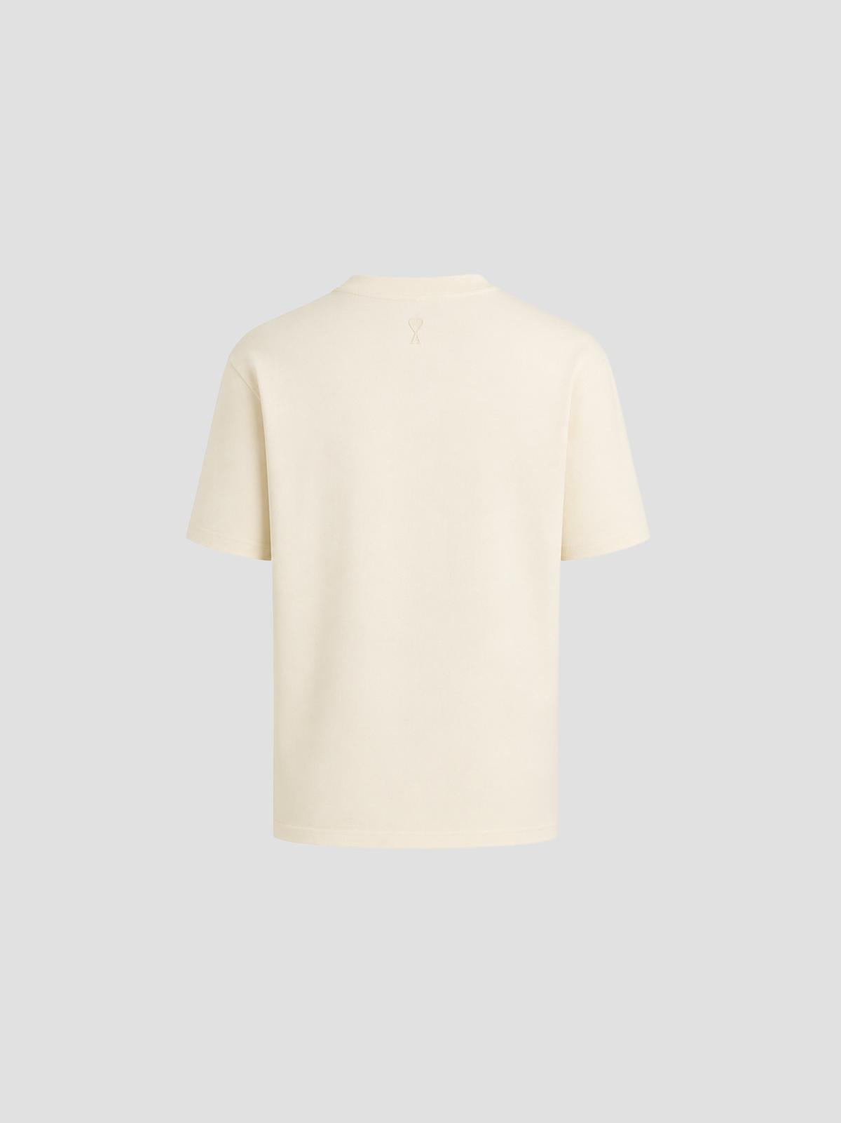 Boxy Ss T-Shirt With Sewn Scarf