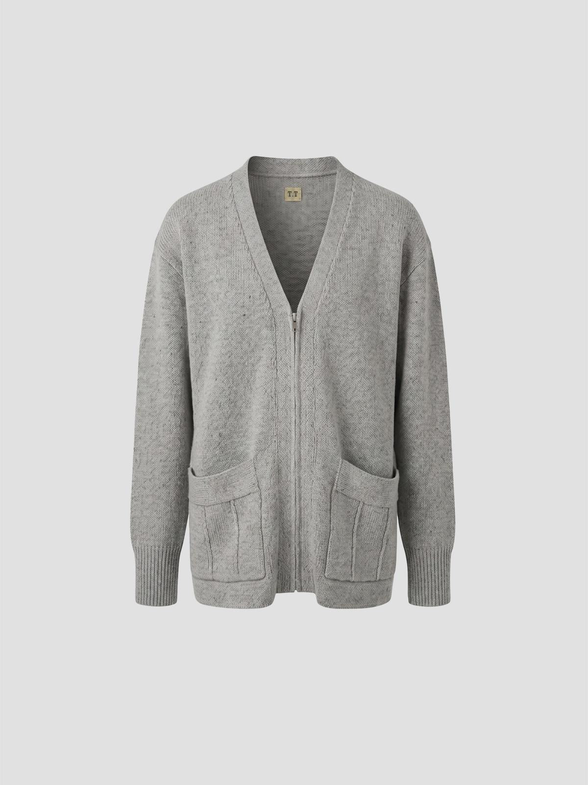 Lot.530 Zip-Up Cardigan