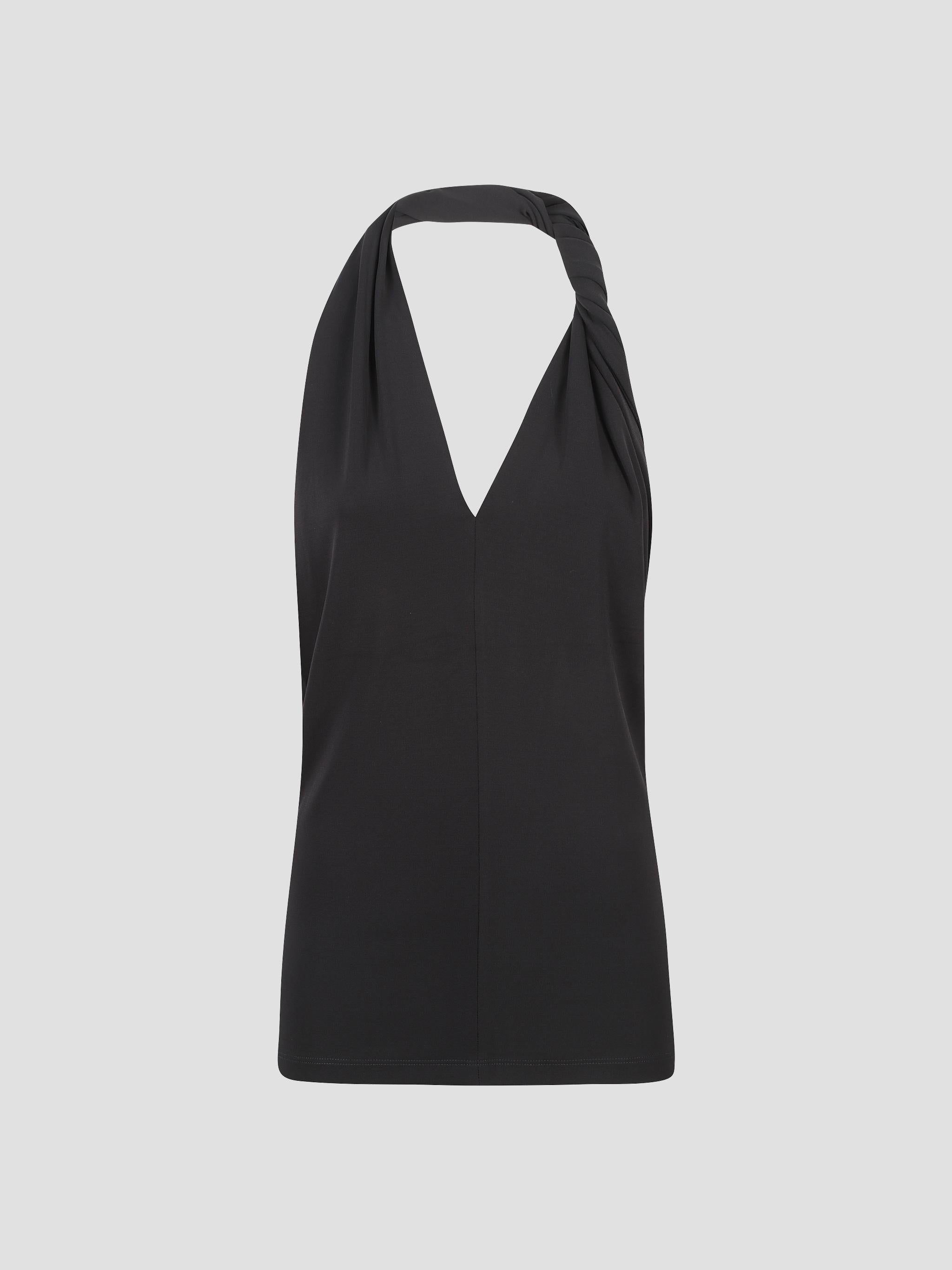Twisted Jersey Halter Top