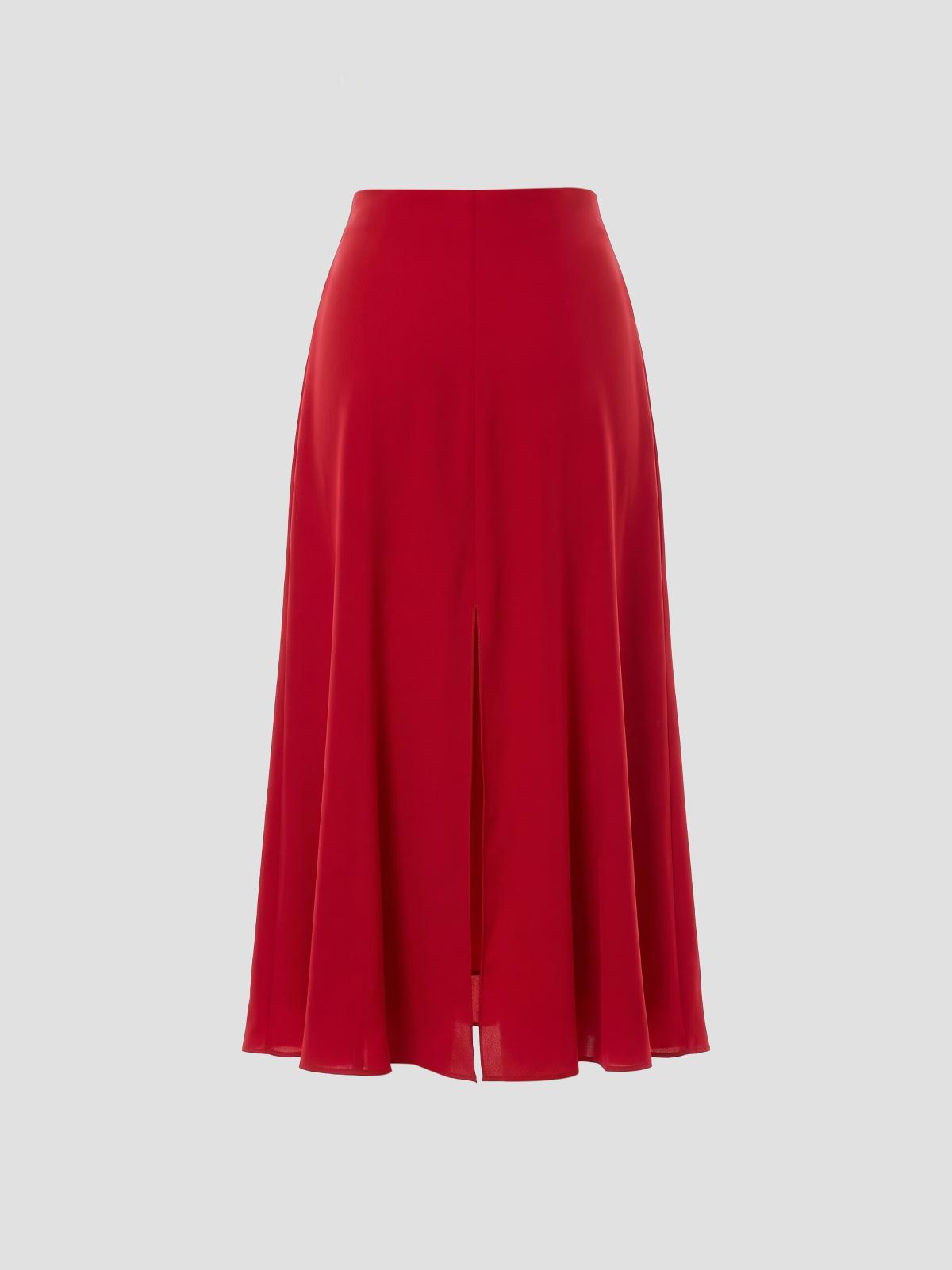 Skirt Solid Georgette