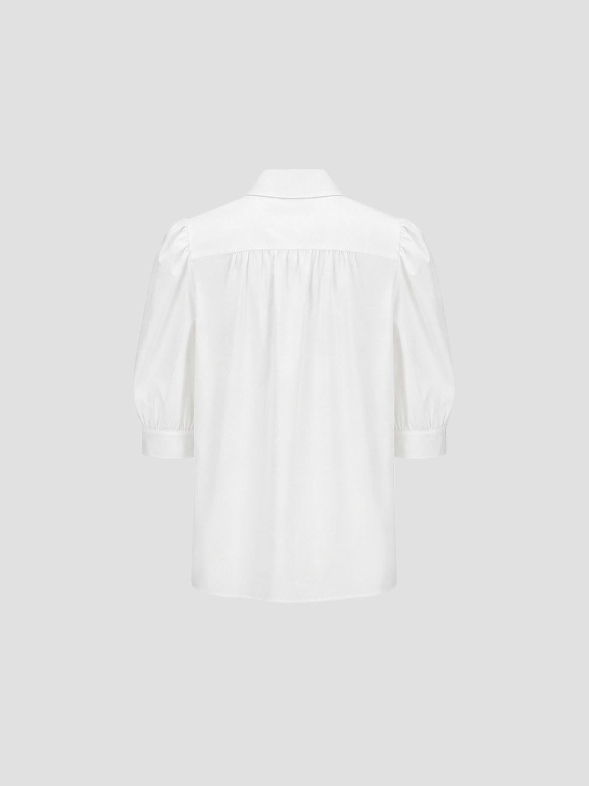 Embroidered Shirt Blouse-Skirt