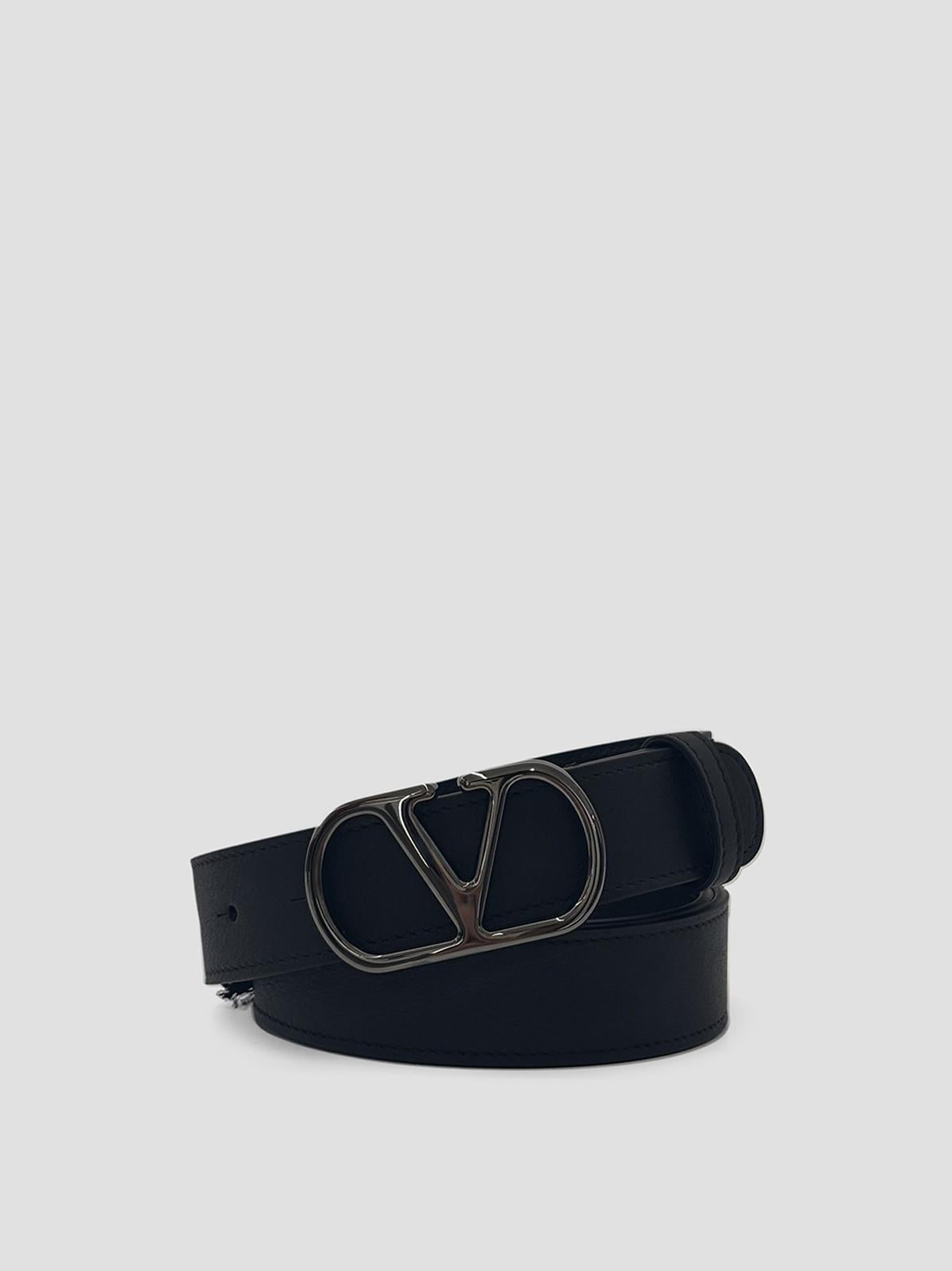 V Logo Signature Belt H. 30