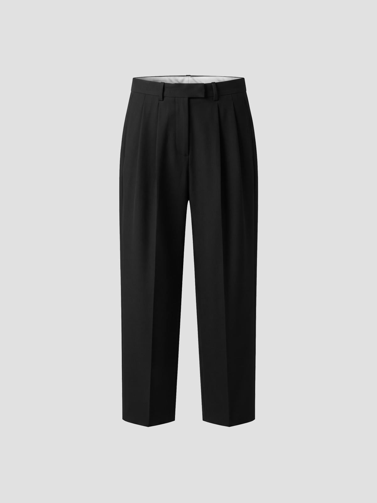 Double Pleat Trousers
