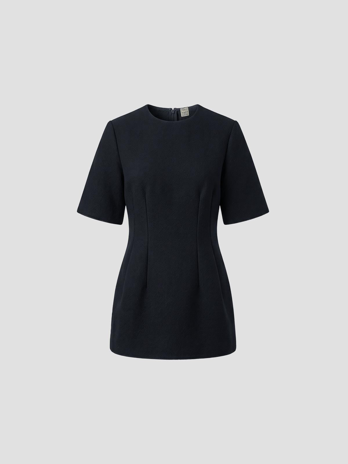 Sculptural Scuba Top