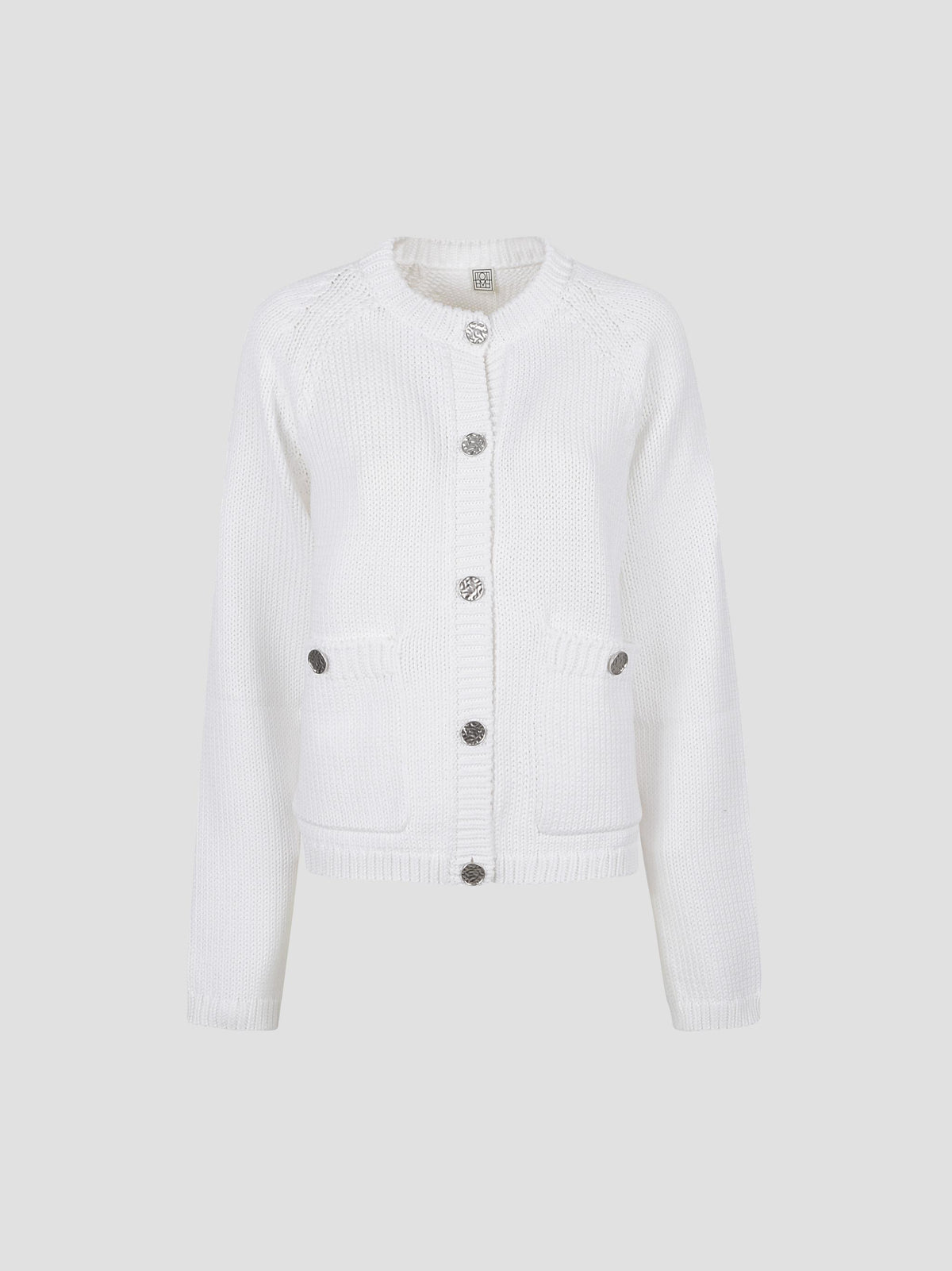 Hammered Button Cardigan