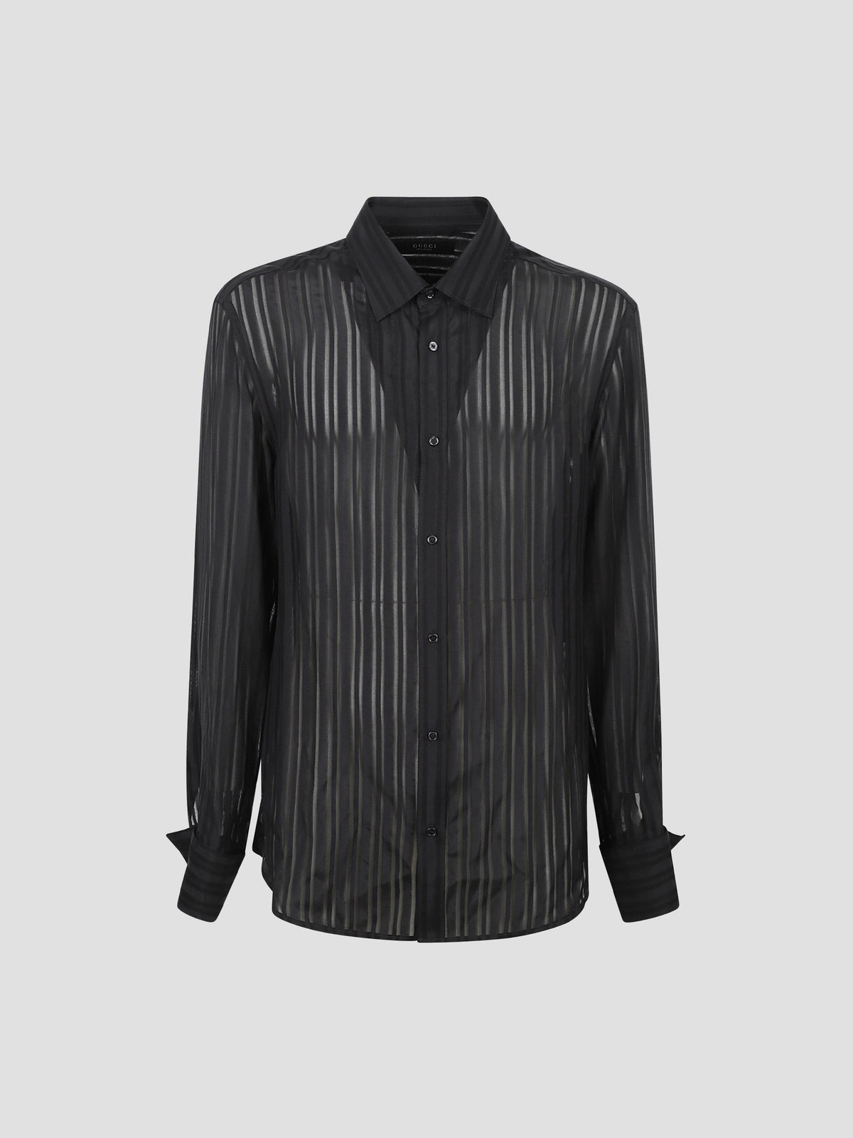 Striped Silk Gauze Shirt