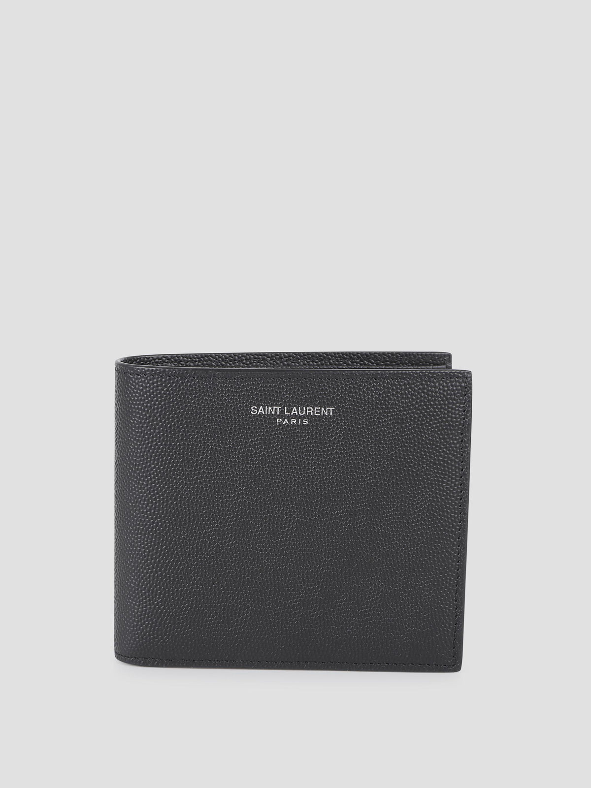 Ysl Logo Bi-Fold Wallet