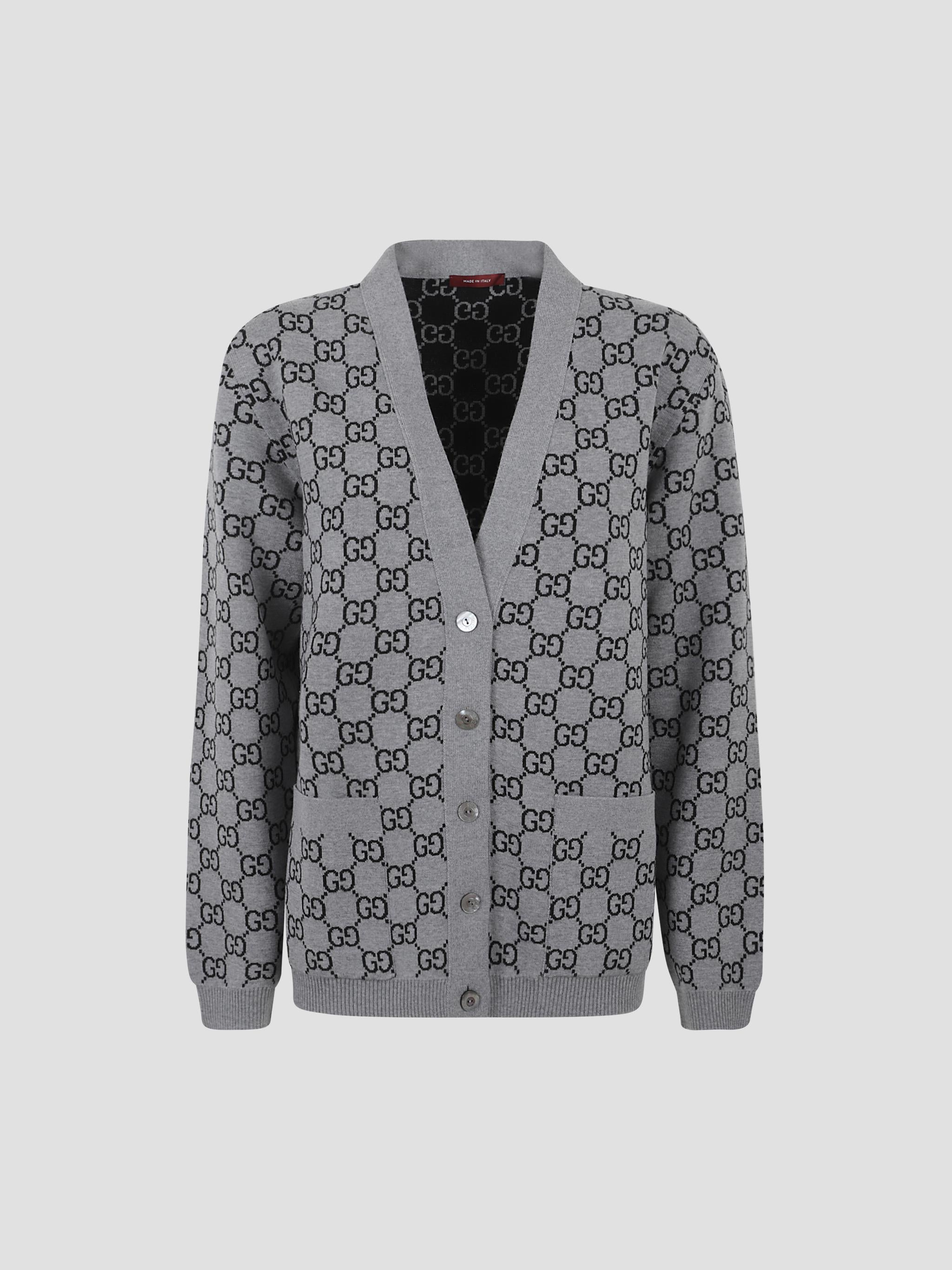 Cardigan Gg Jacquard