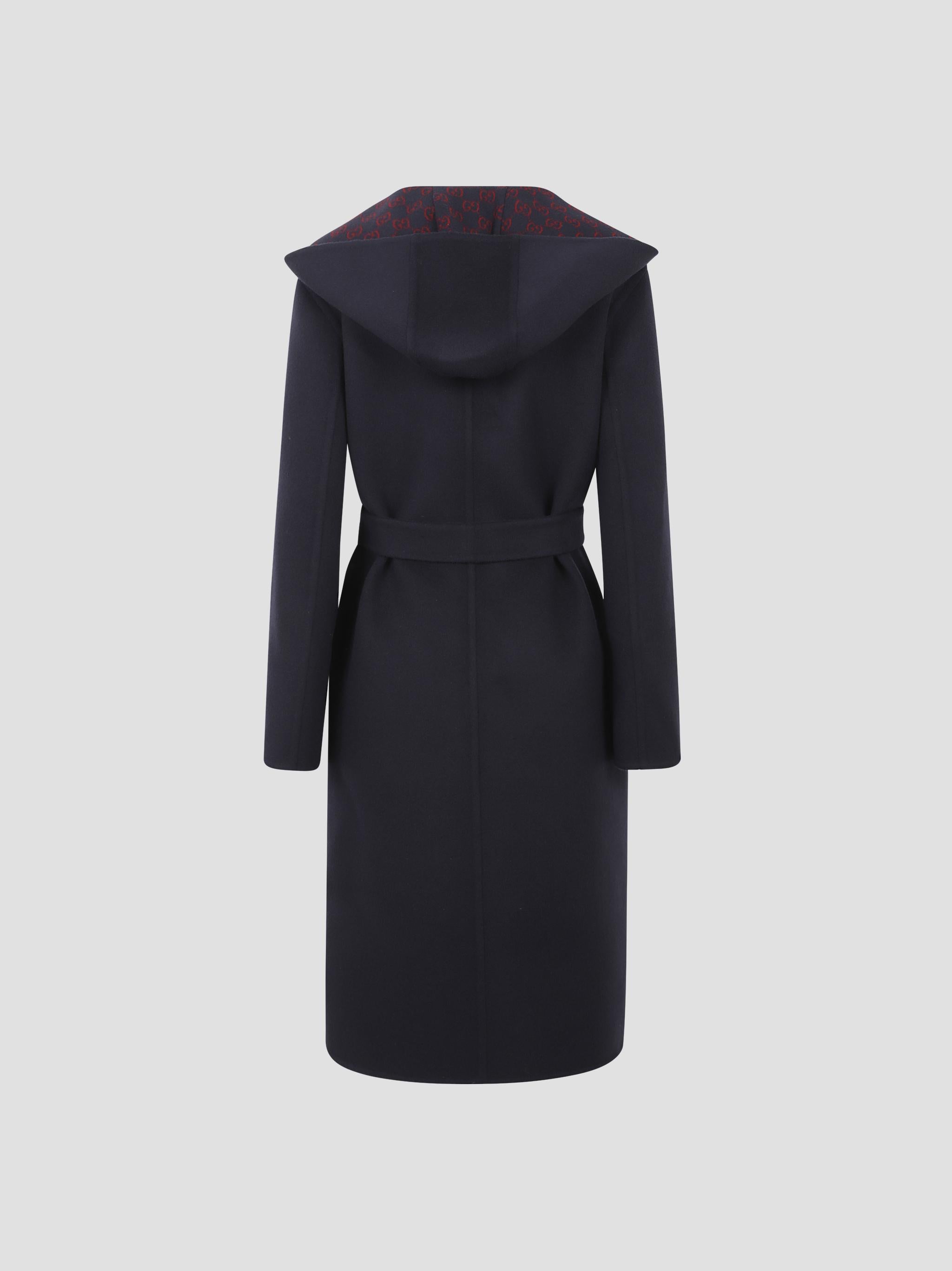 Reversible Coat Gg Double Wool