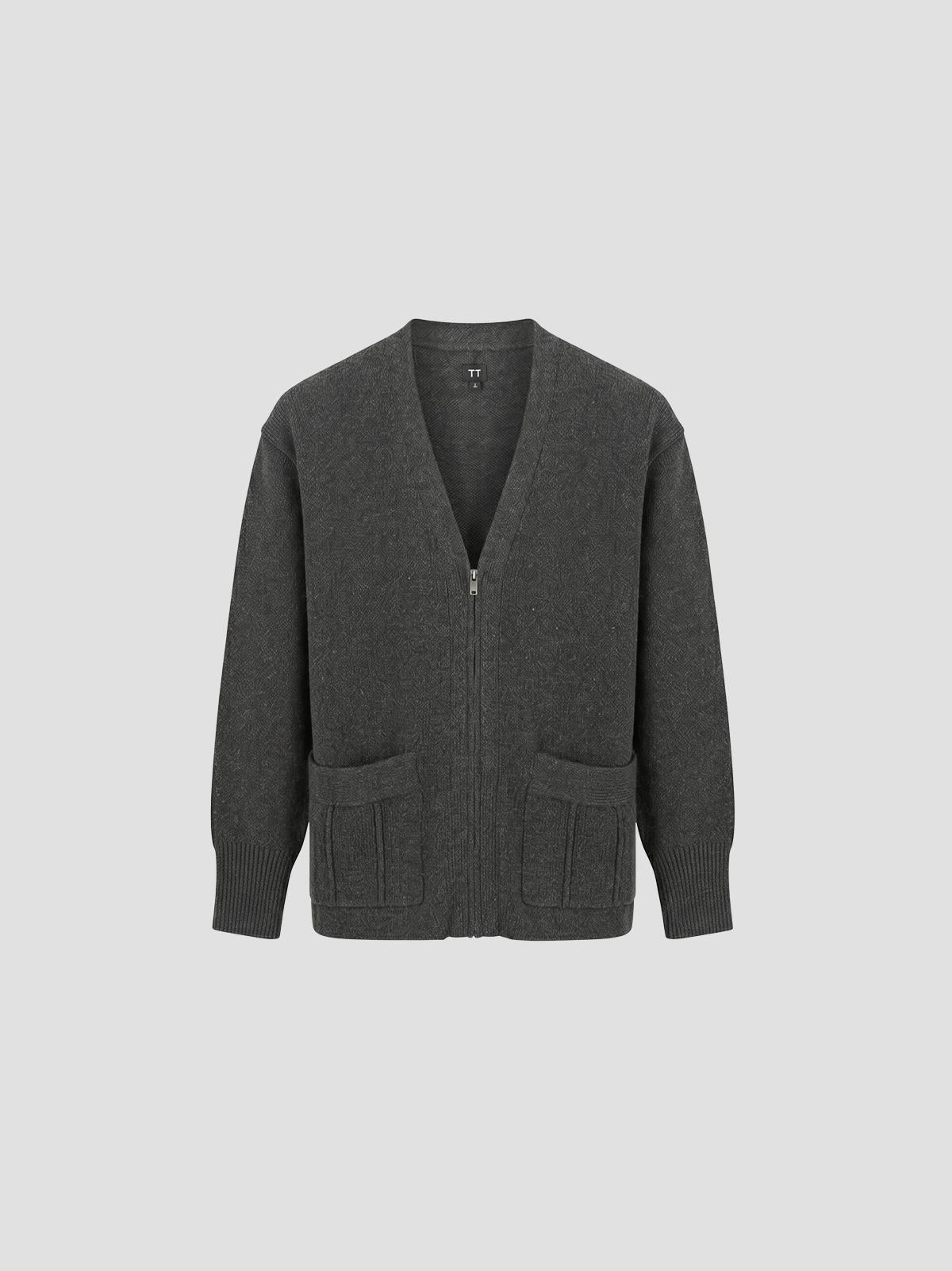 Lot.530 Zip-Up Cardigan