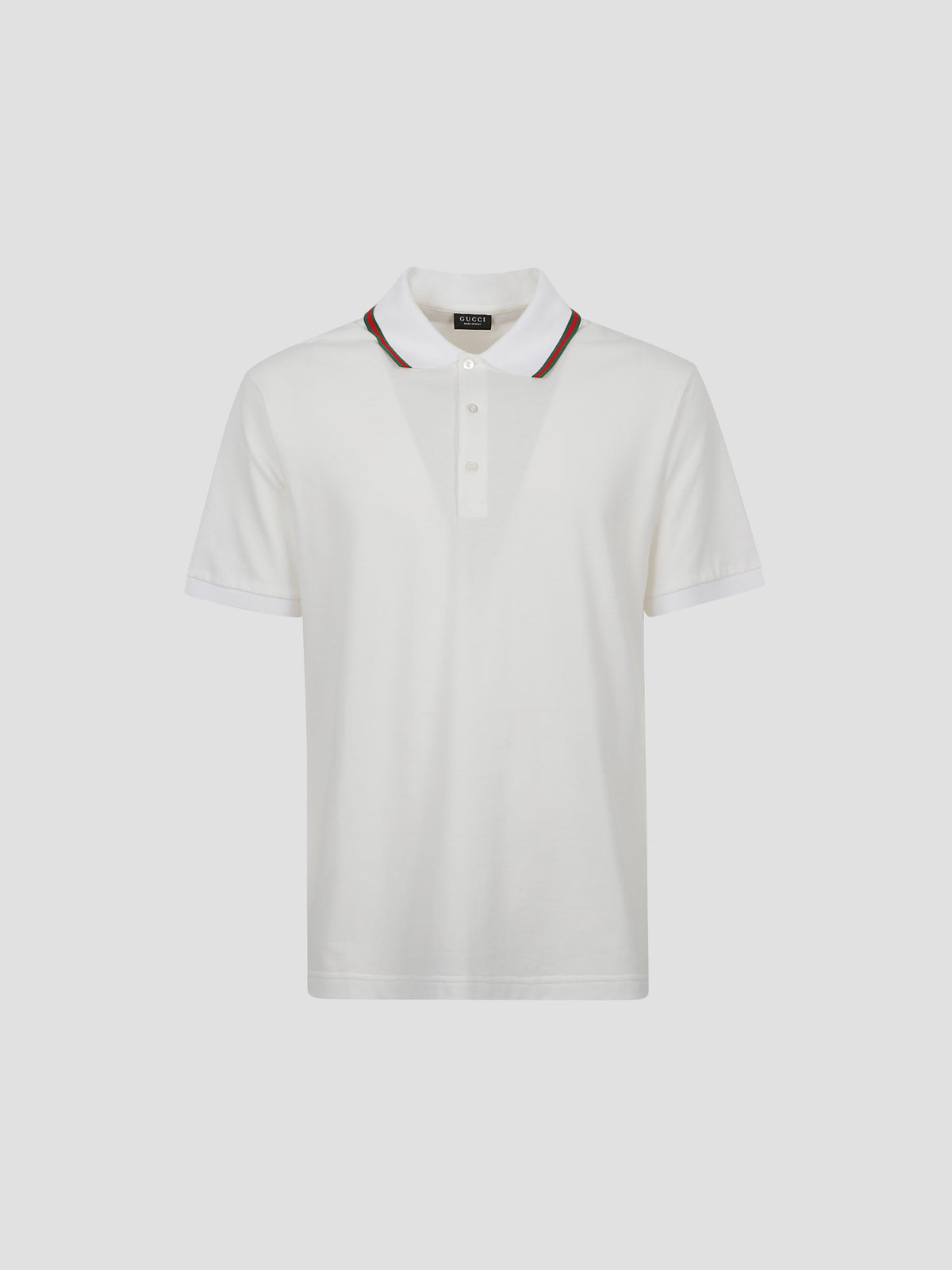 Web Detail Cotton Polo Shirt