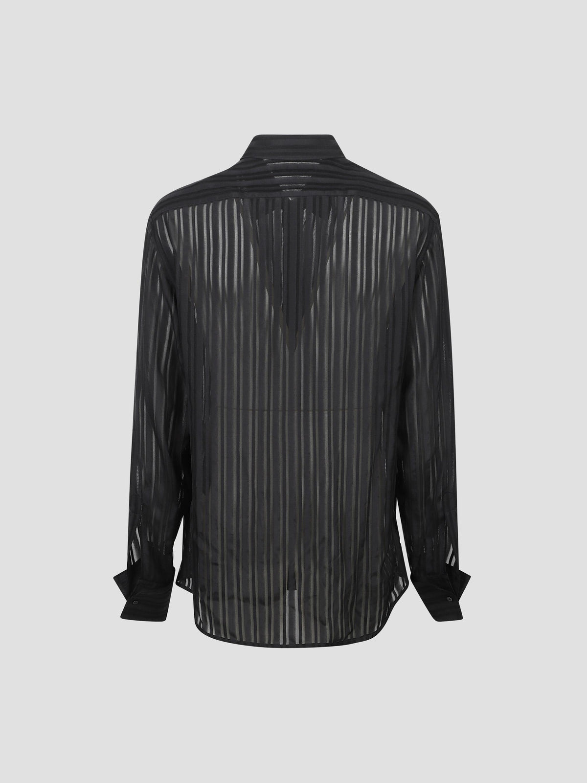 Striped Silk Gauze Shirt