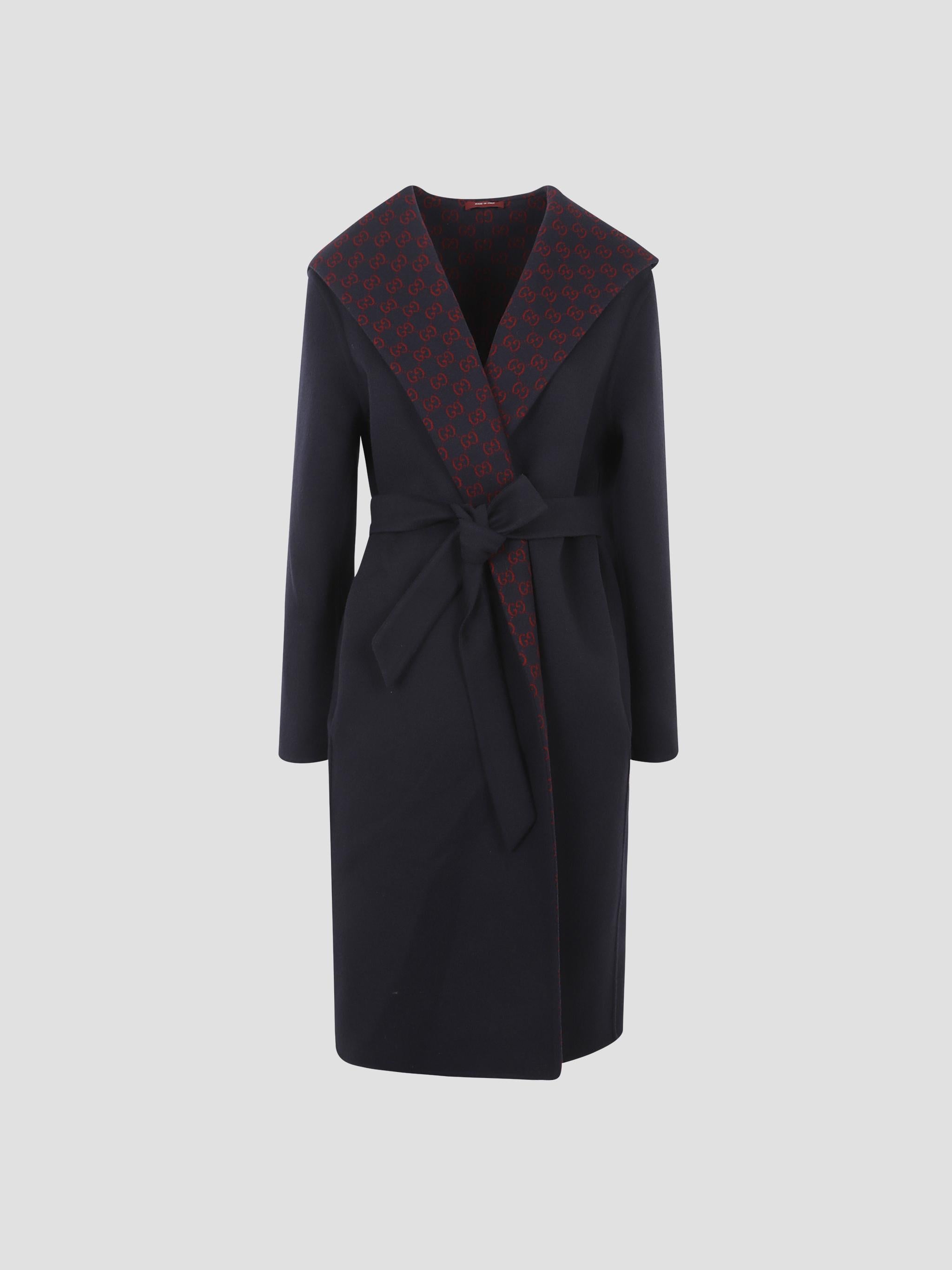 Reversible Coat Gg Double Wool