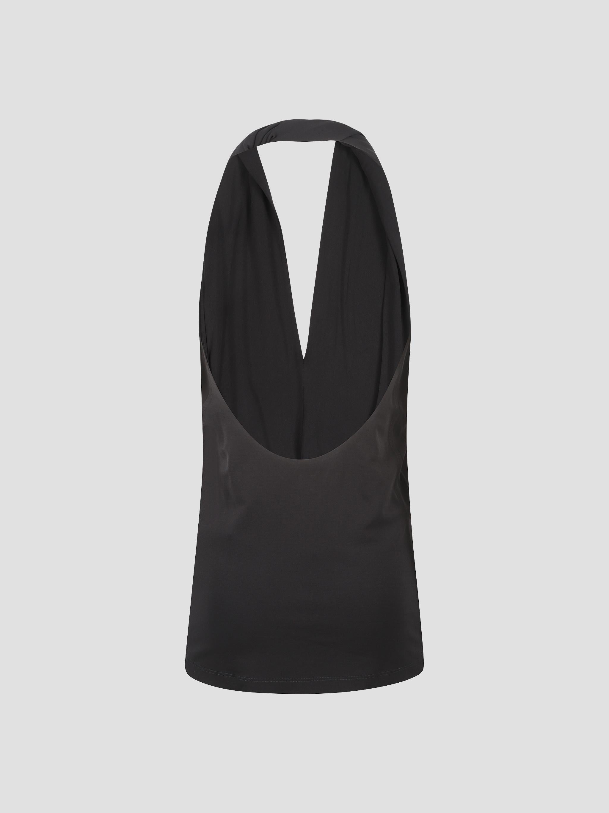 Twisted Jersey Halter Top
