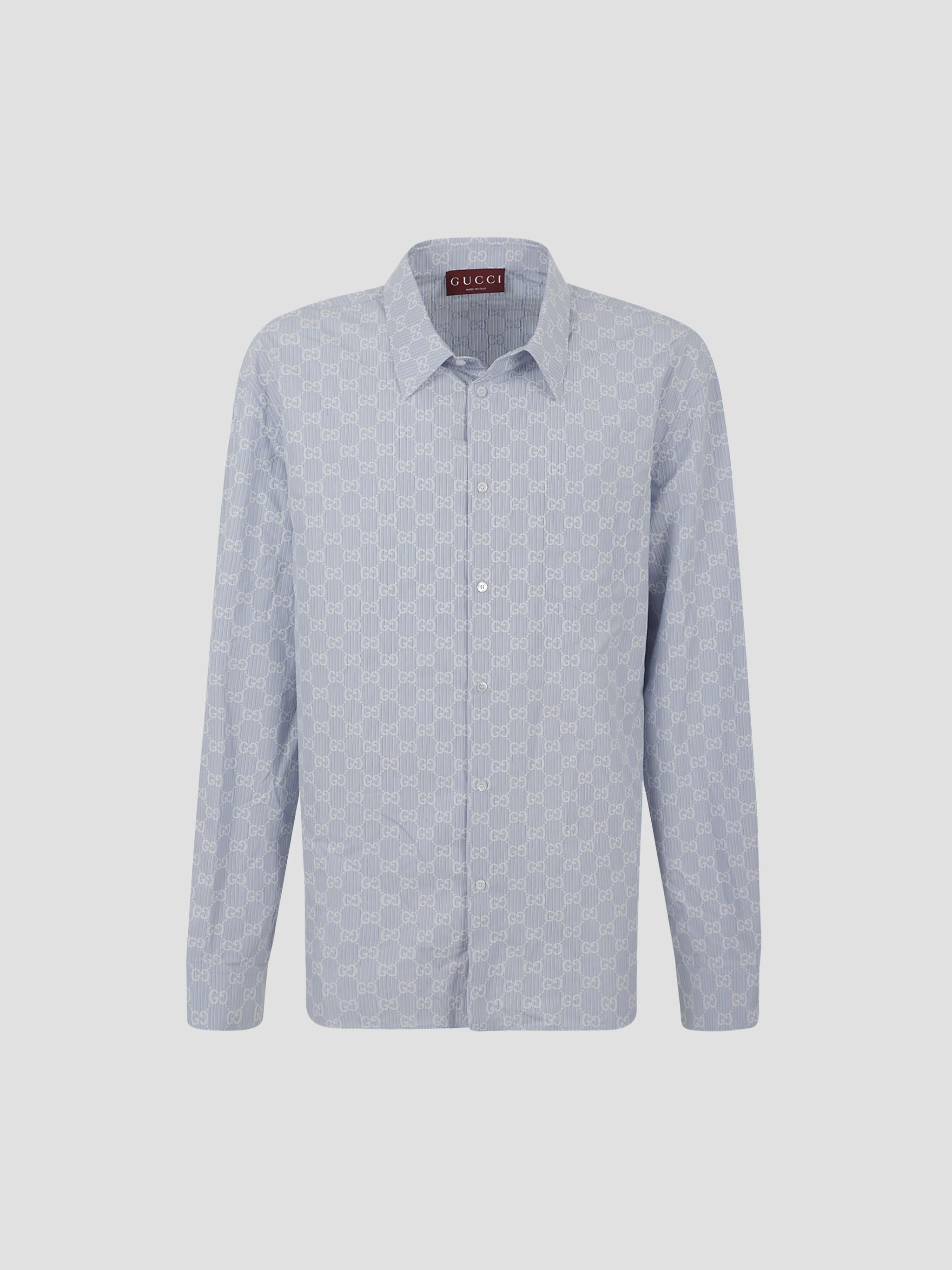 New Tailored Shirt Gg Stripe