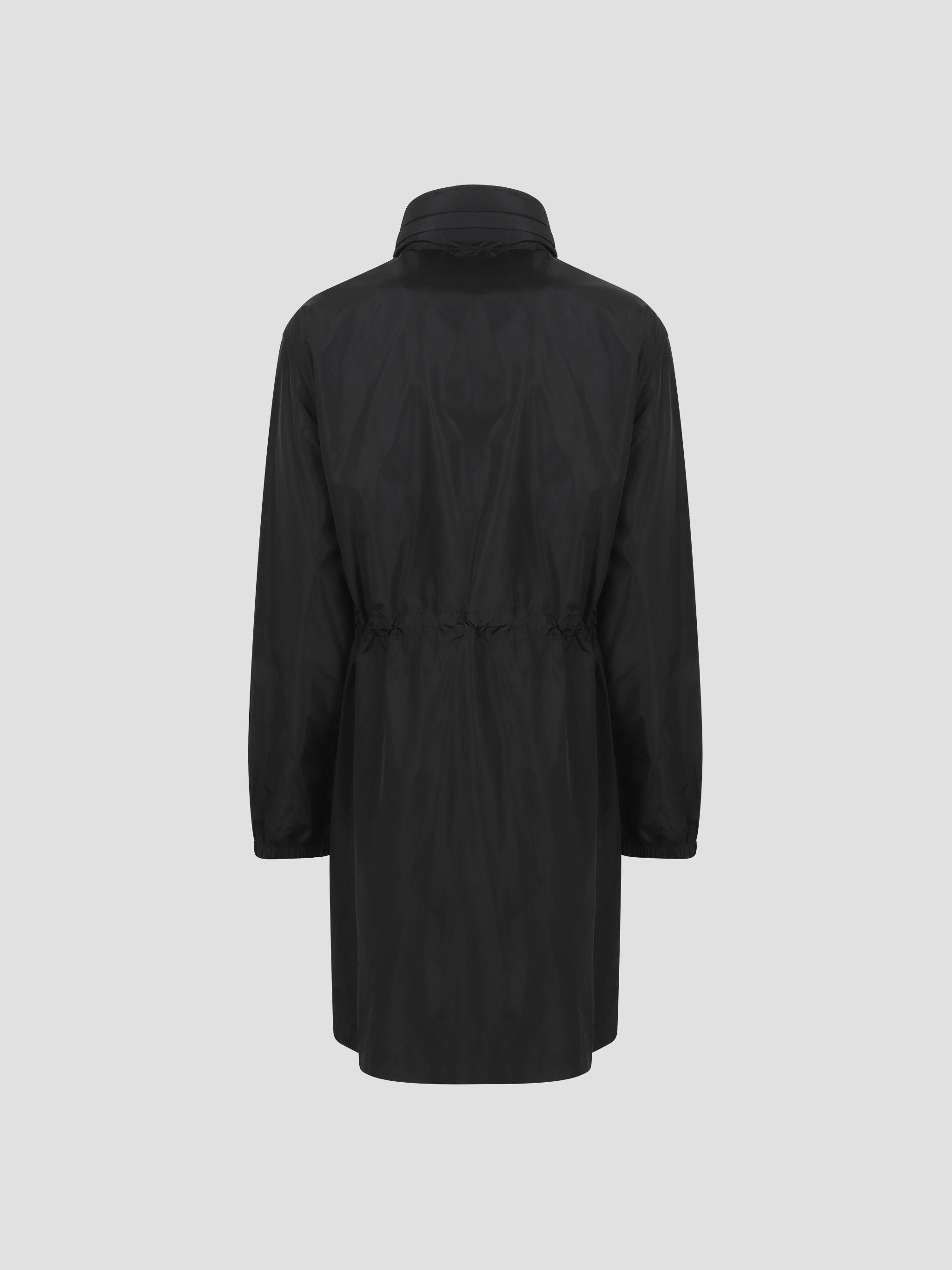 Vintage Check Trim Zipped Parka