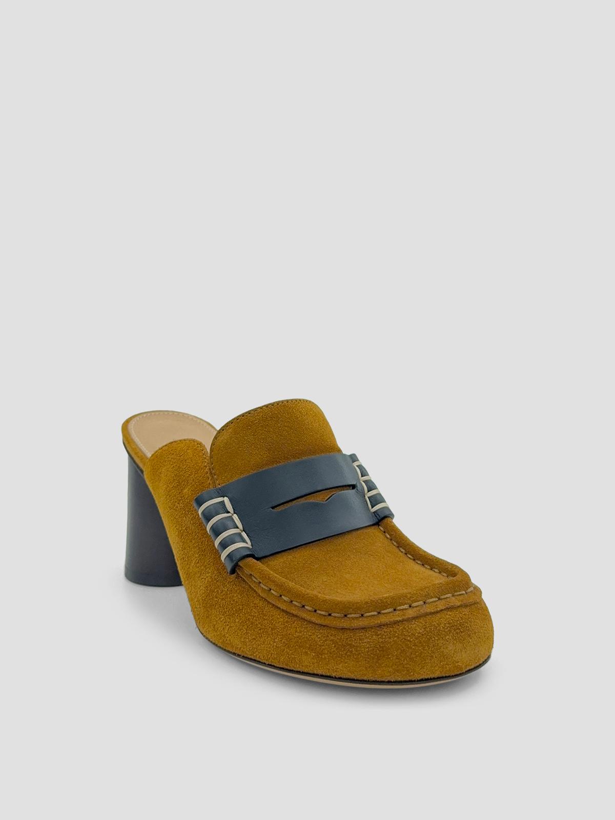 Loafer Heeled Mule