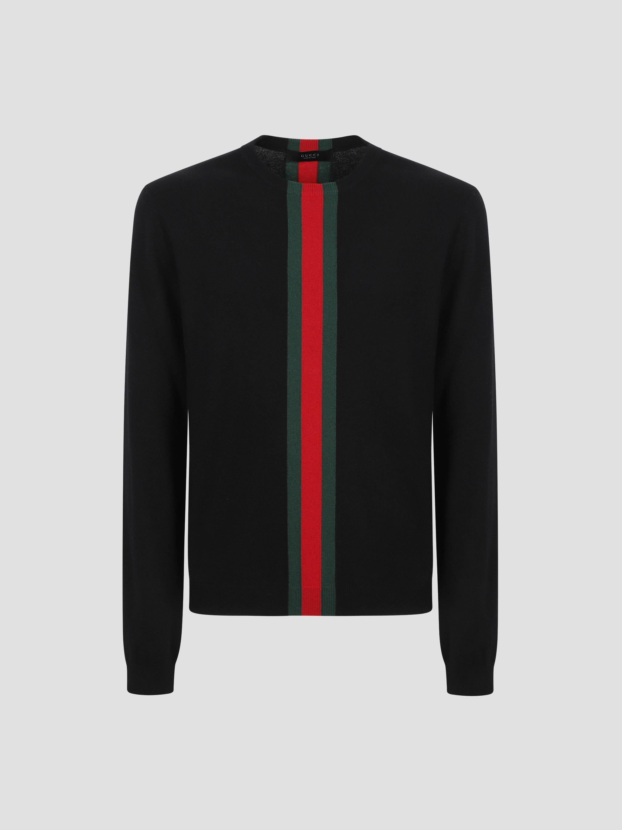 Web Band Cashmere Sweater