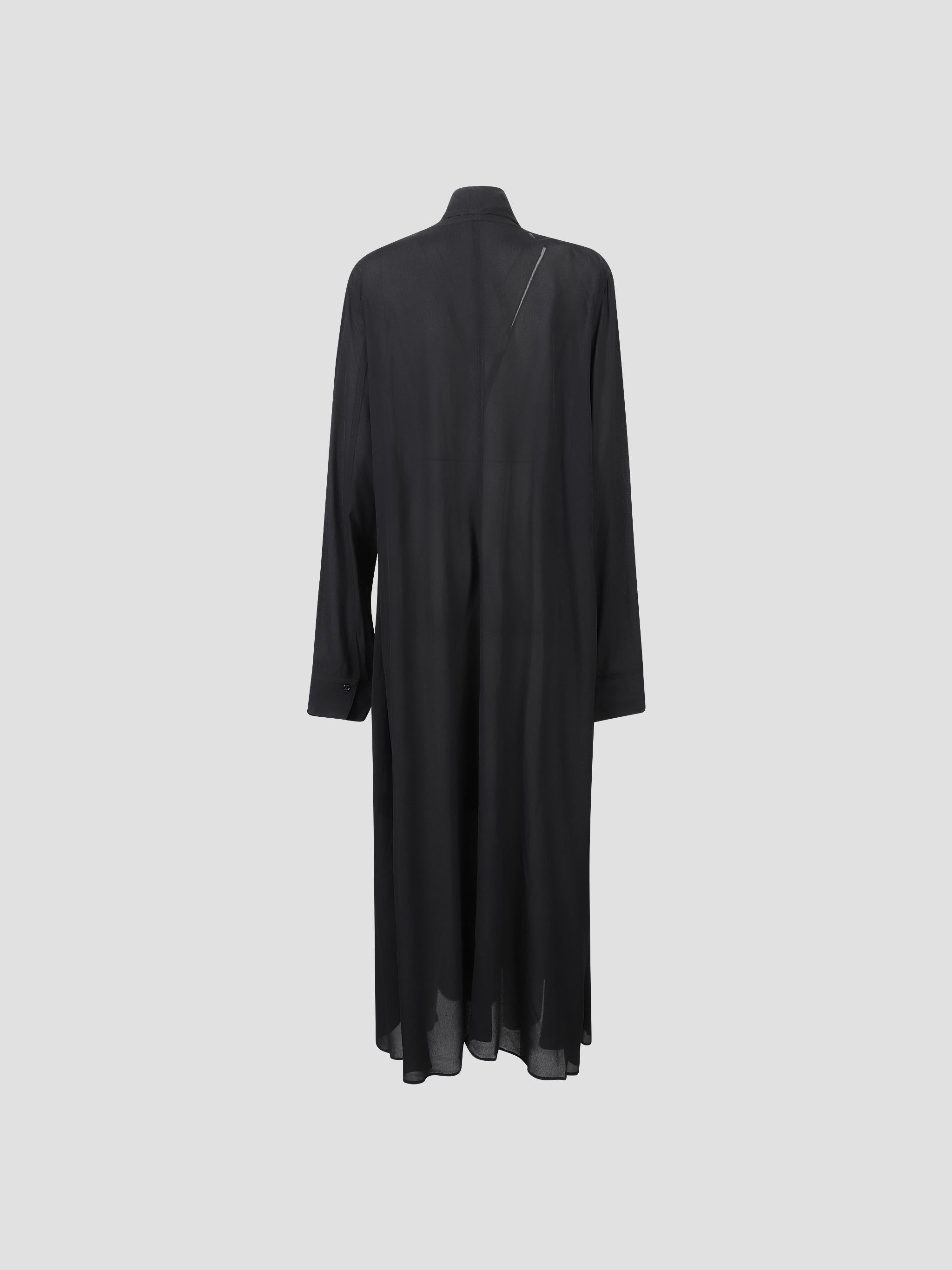 Rounded Neckline Dress