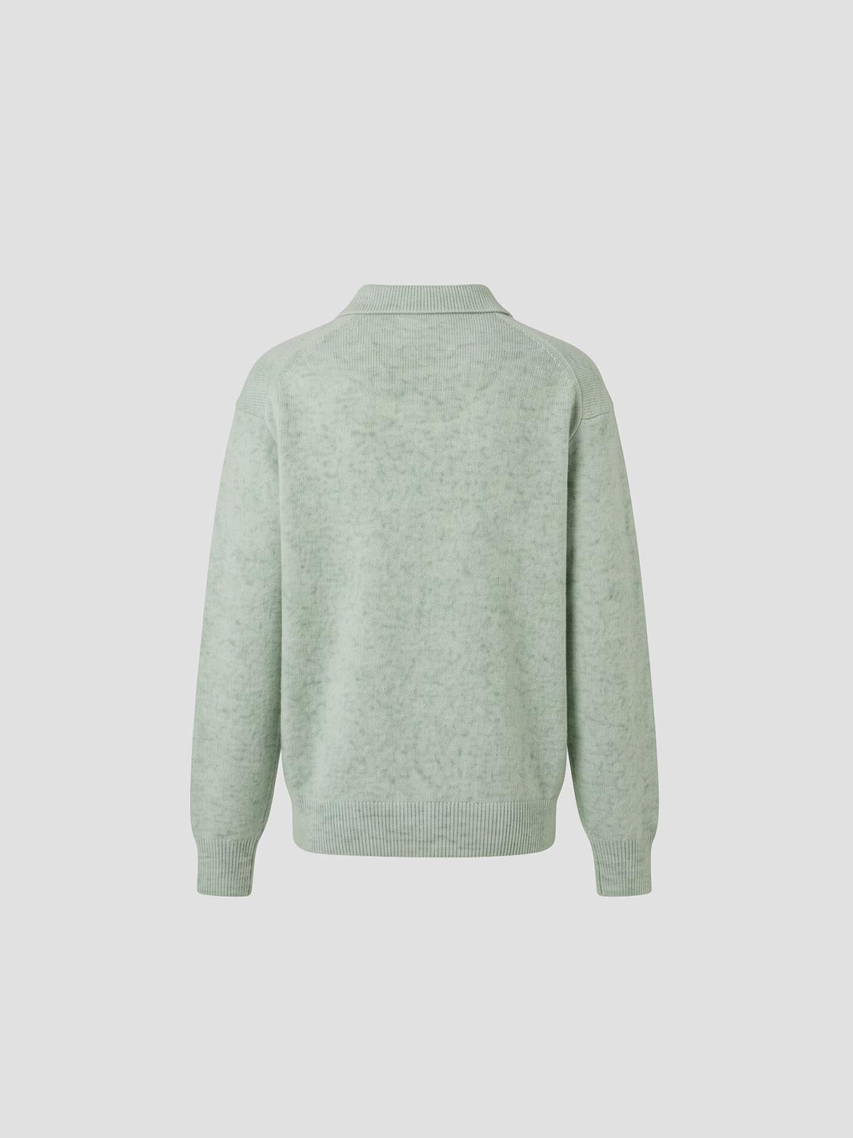 Cashmere Nep Knit Polo