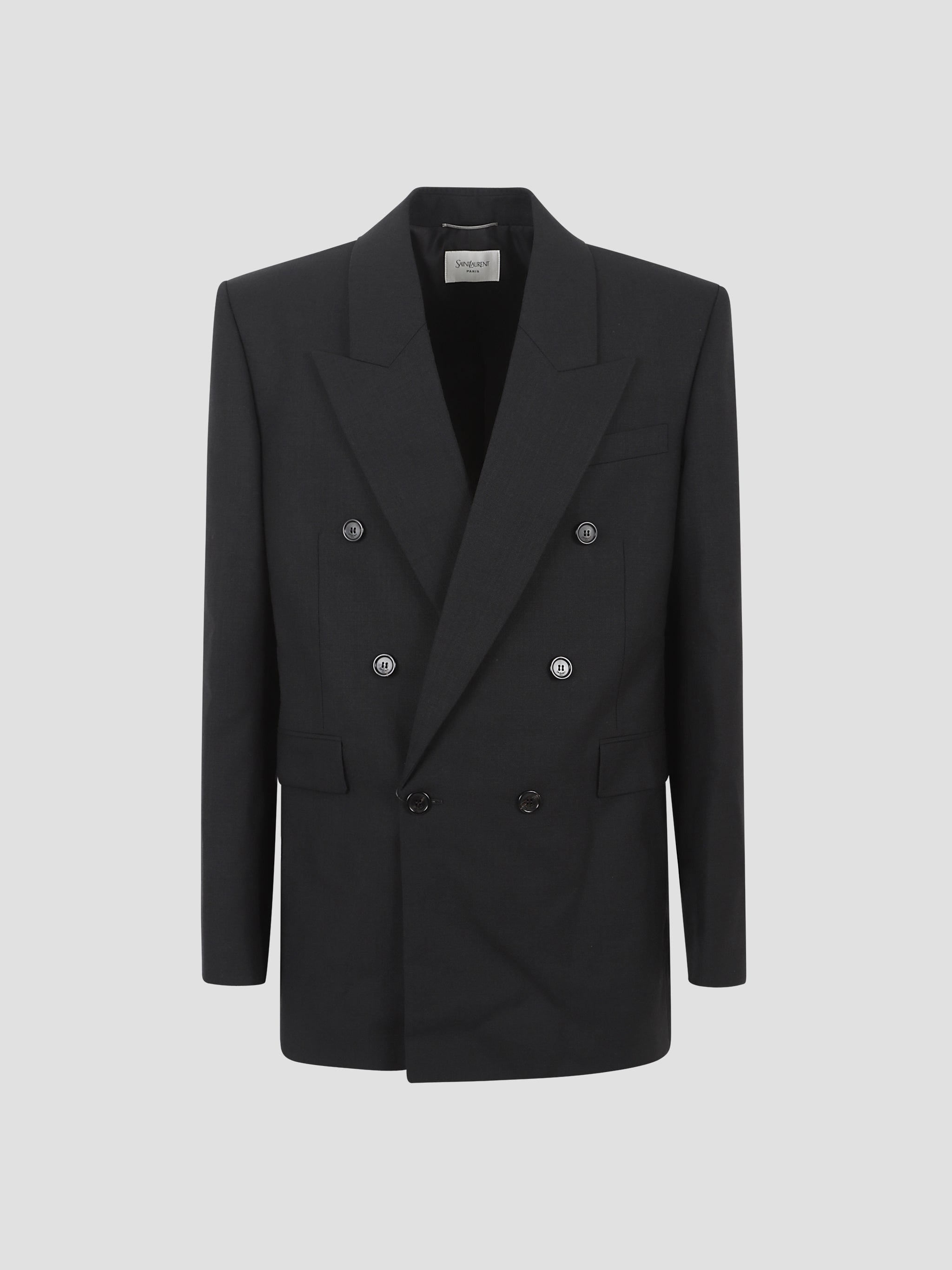 Double-Breasted Long Sleeved Jacket