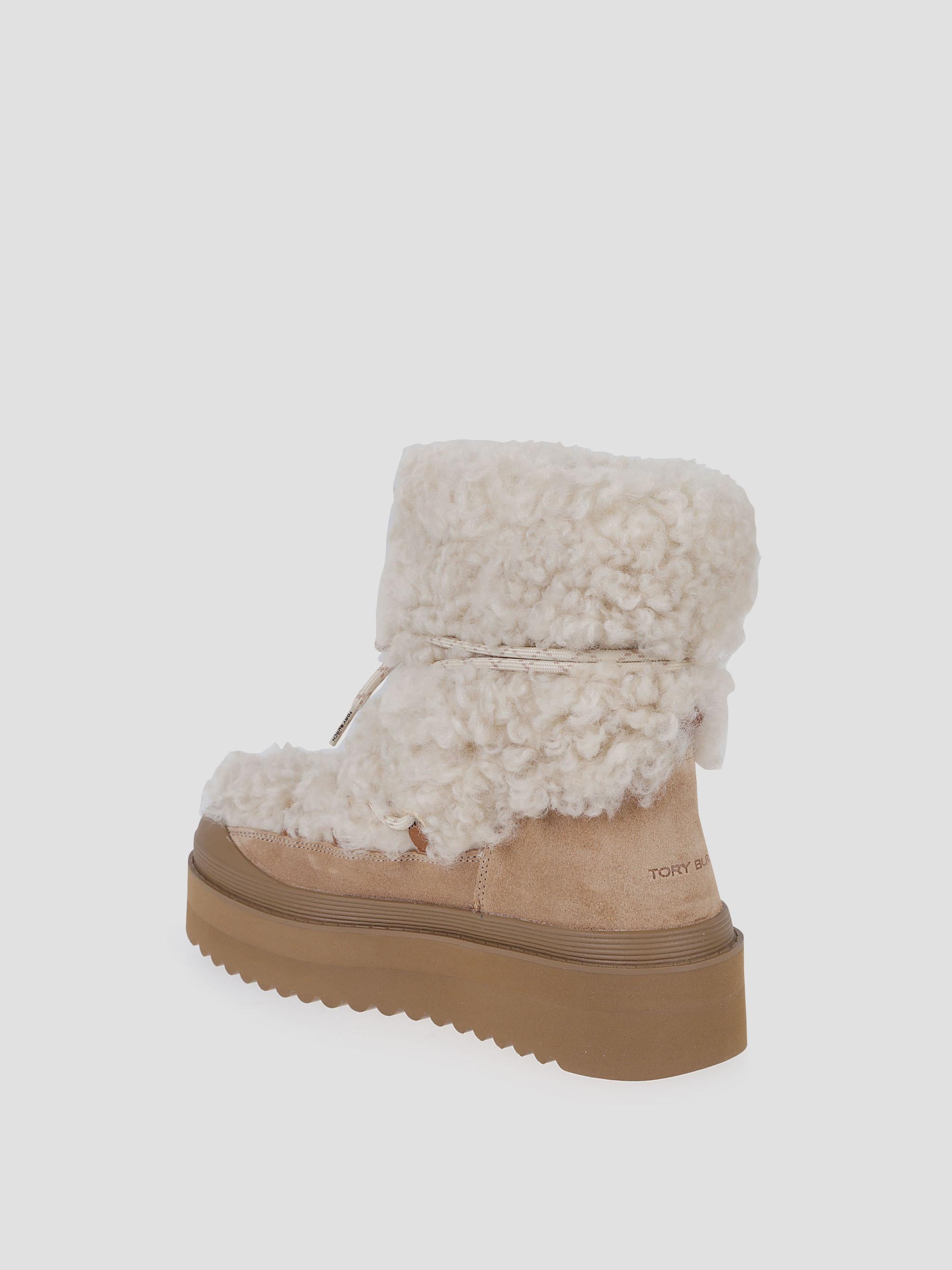 Mellow Shearling Lace Up Boot