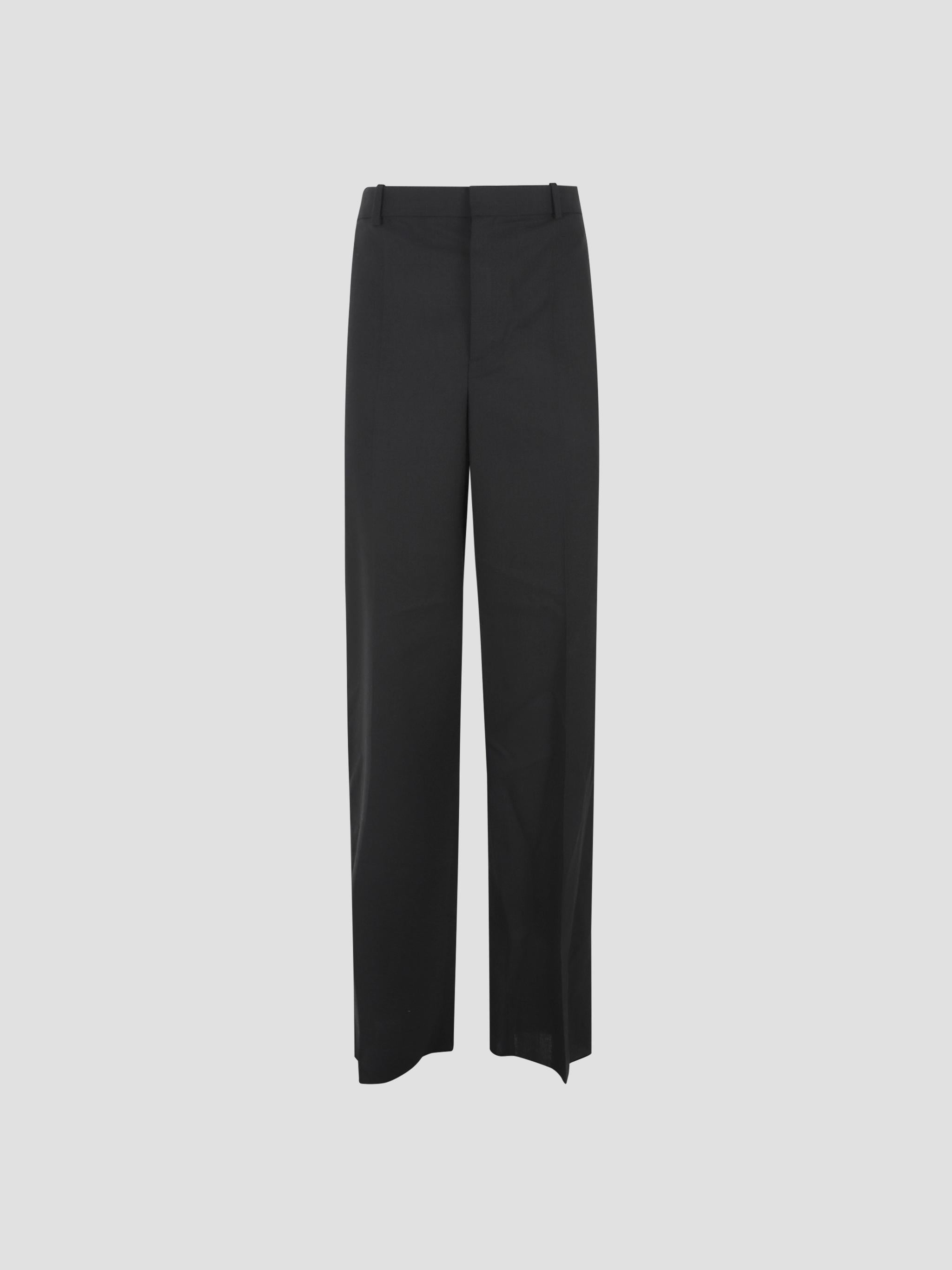 High Waist Straight Leg Trousers