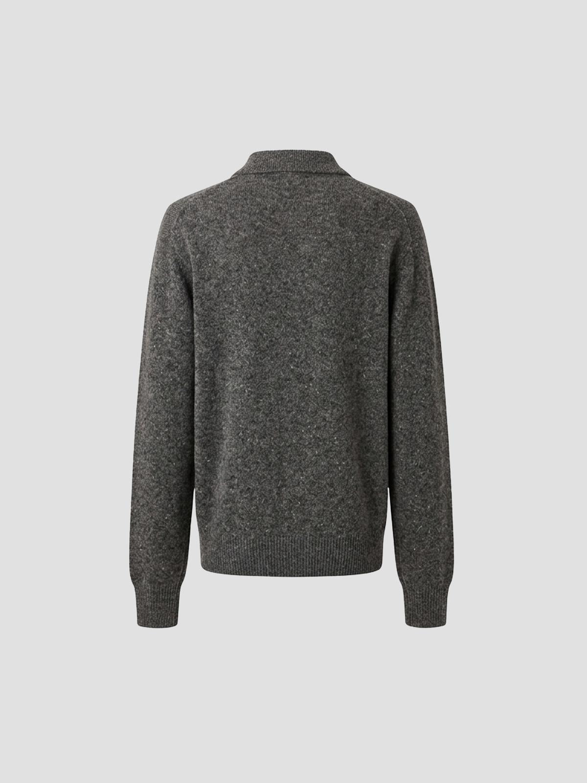 Cashmere Nep Knit Polo
