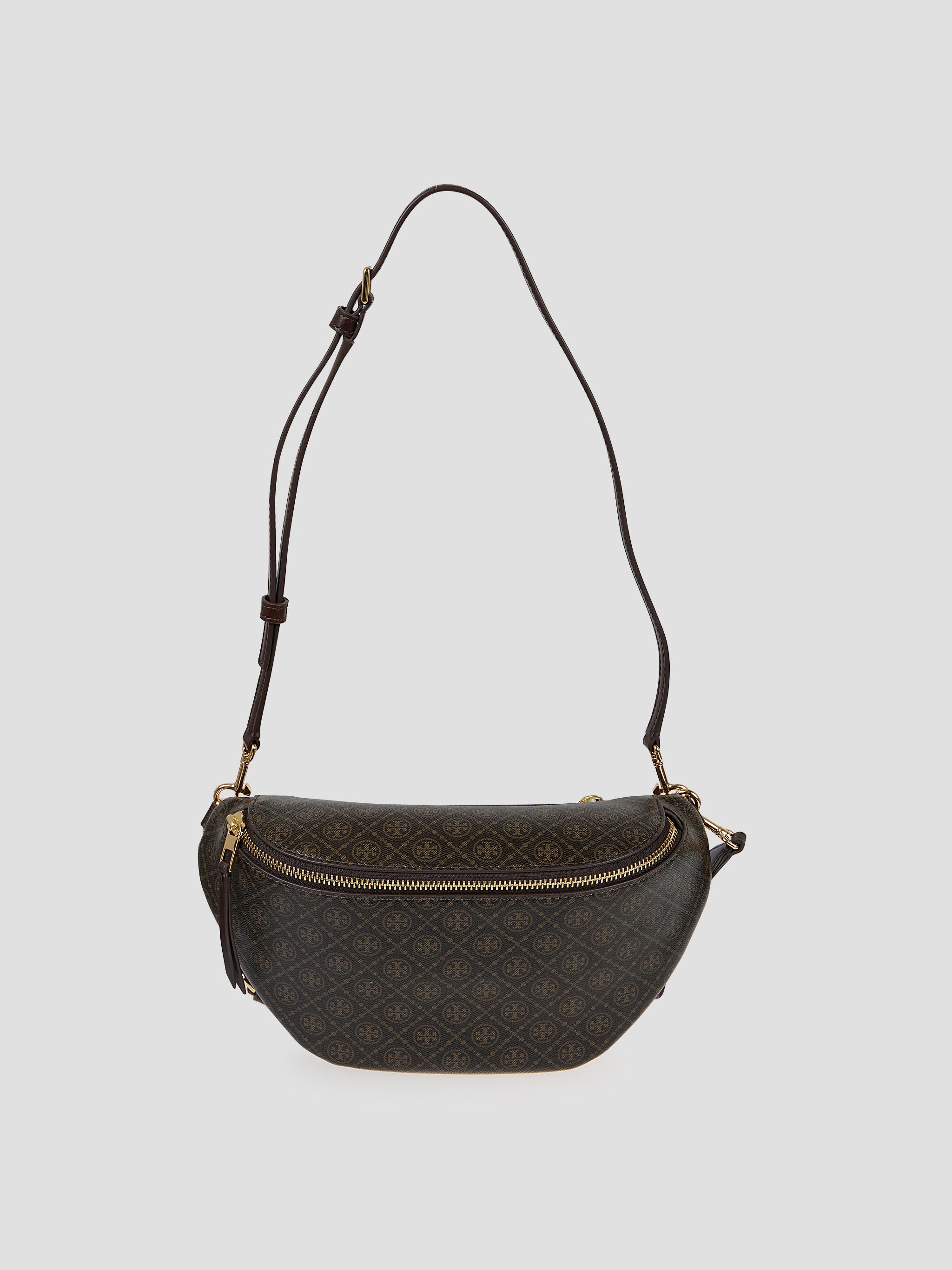 T Monogram Coated Canvas Belt Bag