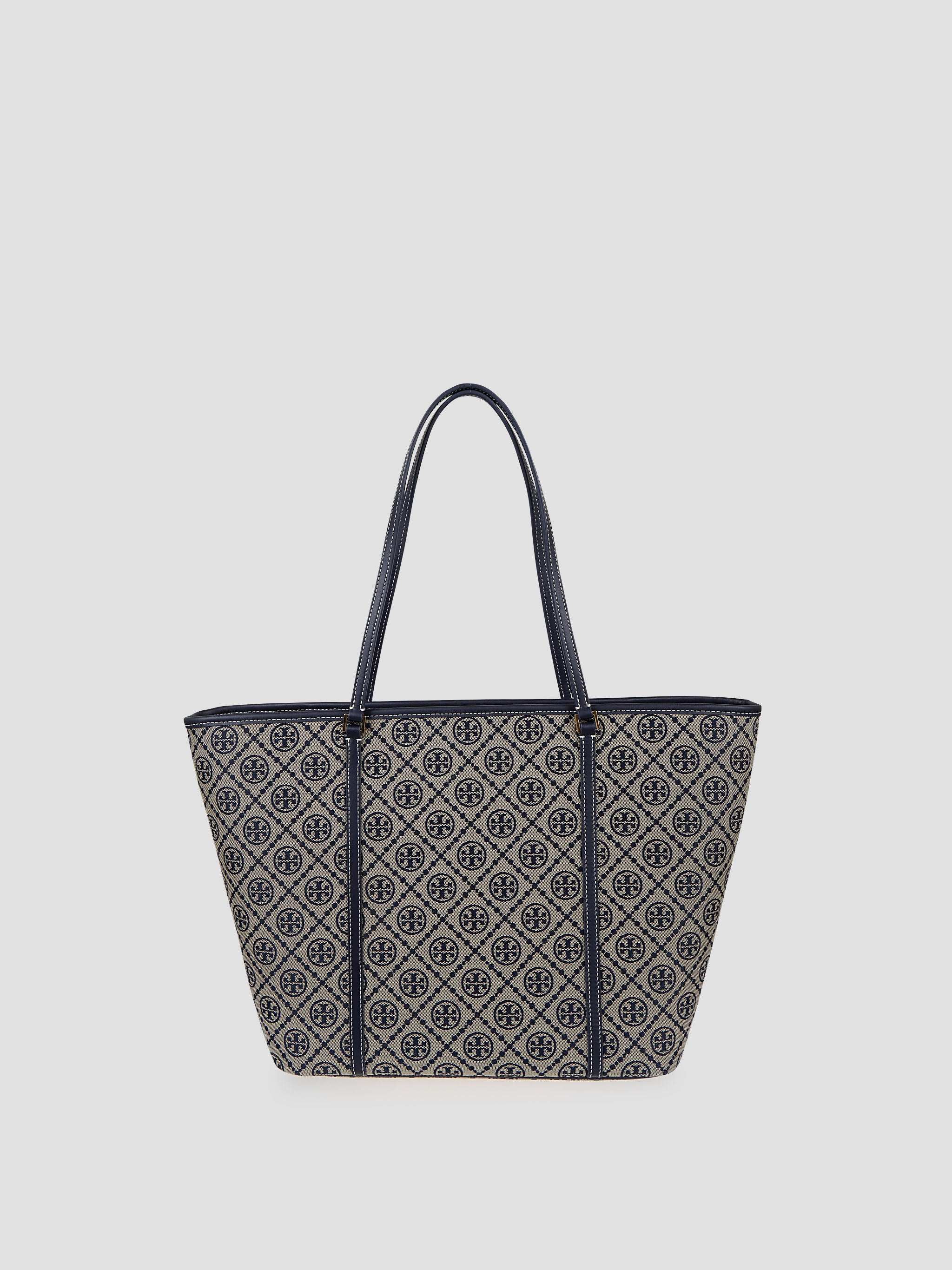 T Monogram Zip Tote