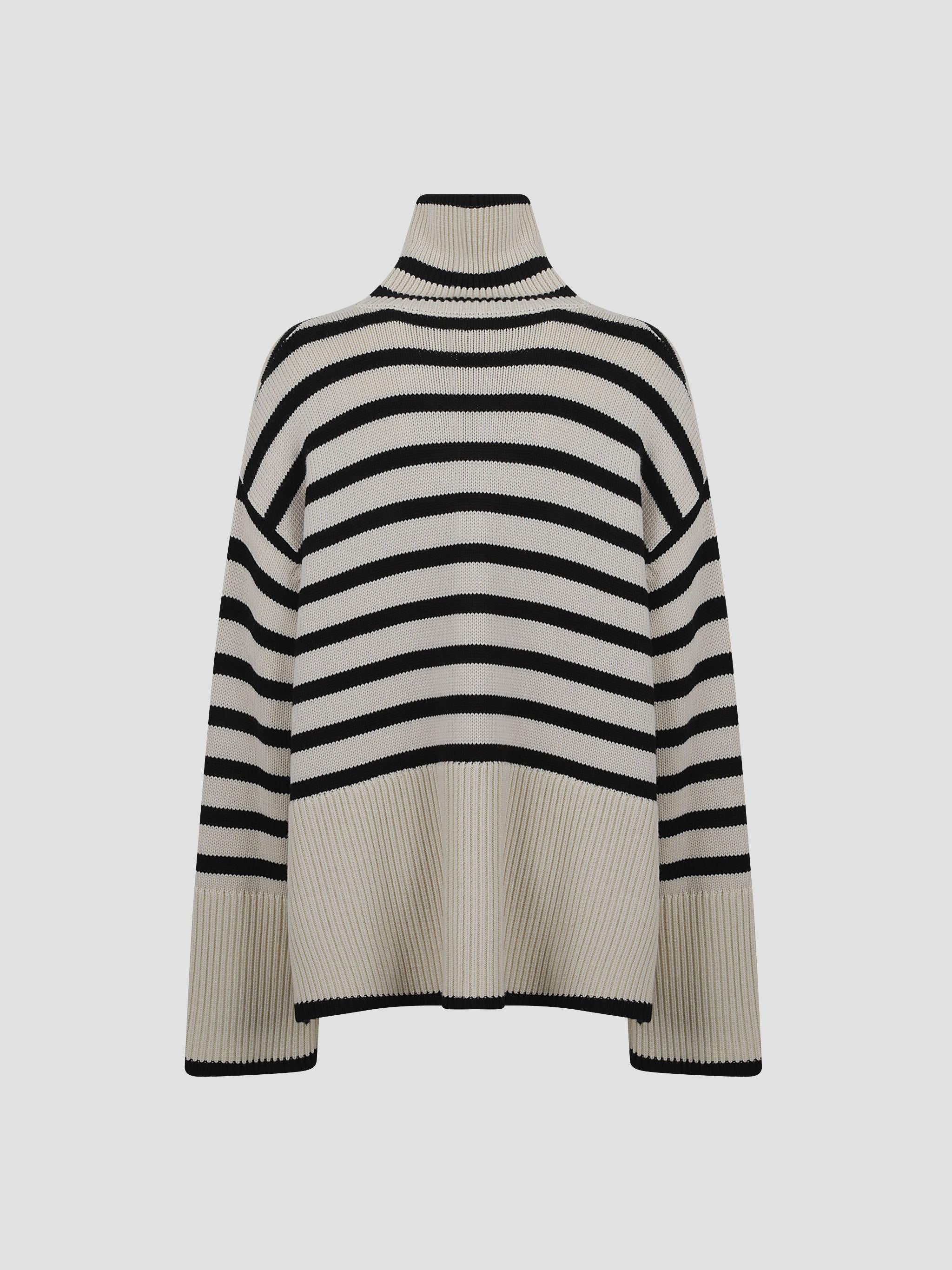 Signature Stripe Turtleneck