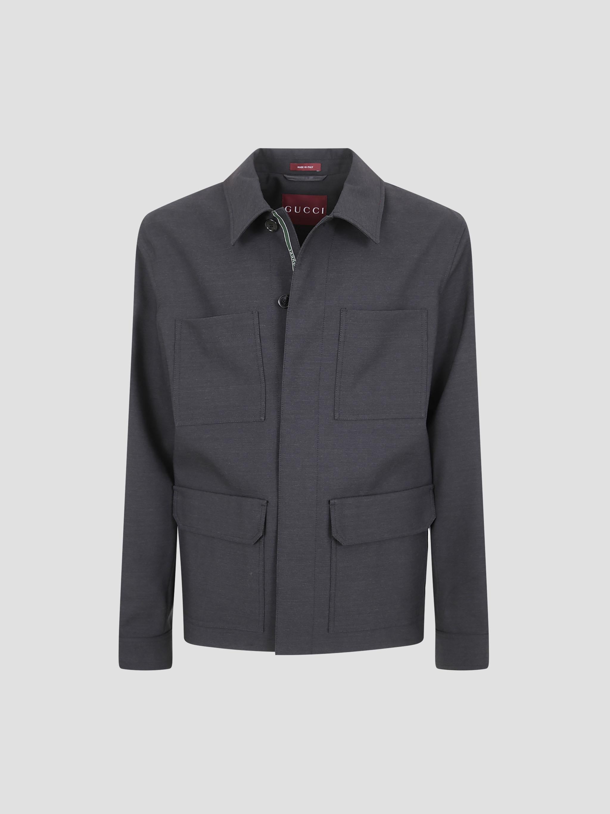 Spw Jacket Wool Placed Selvedge