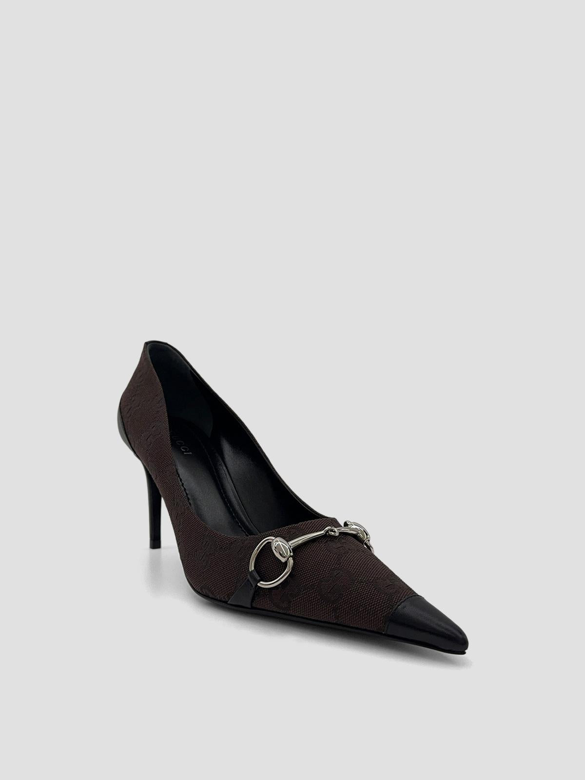 Donna 80 Pump In Gg Canvas