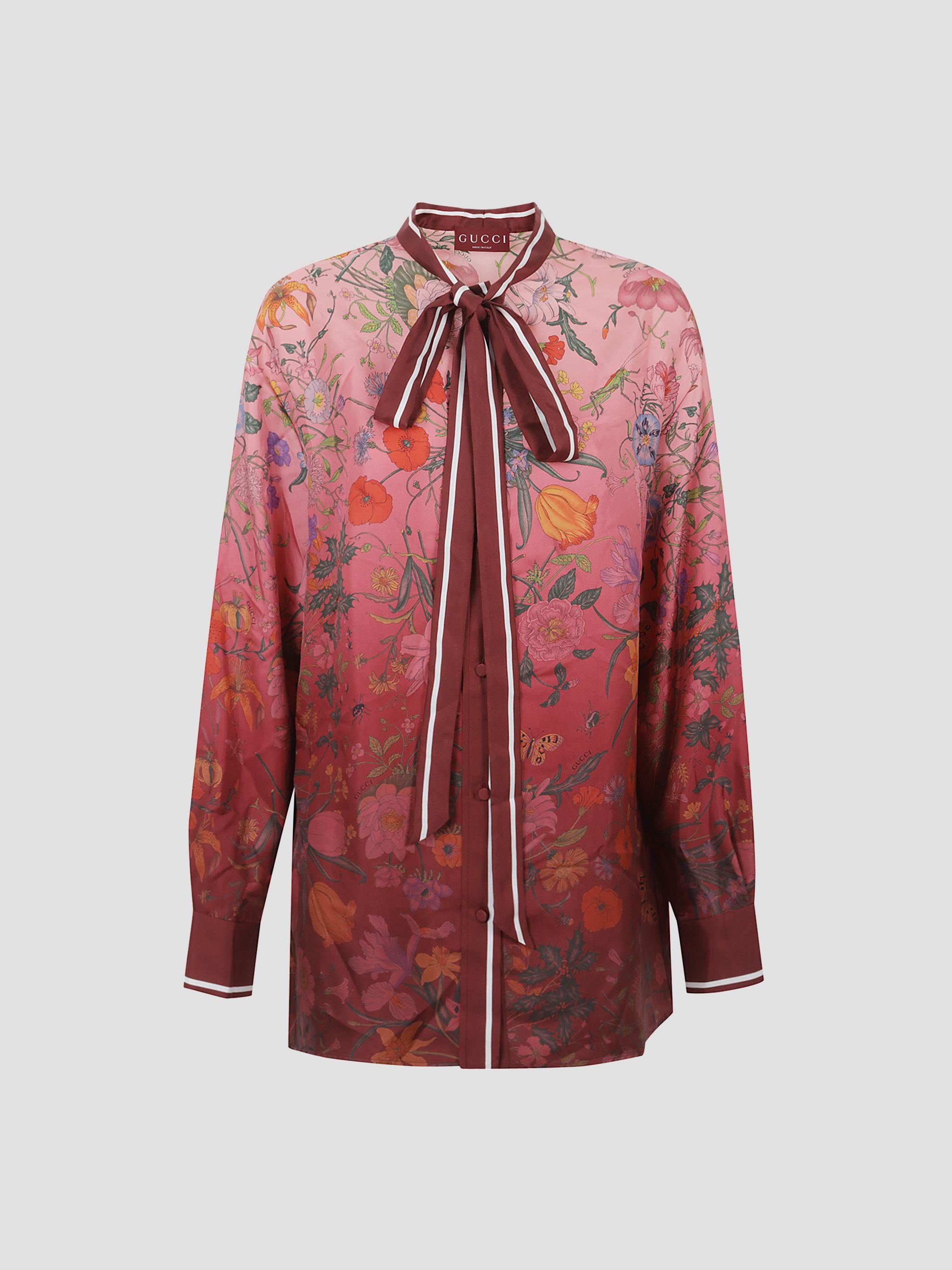 Shirt Twill Flora Degrade