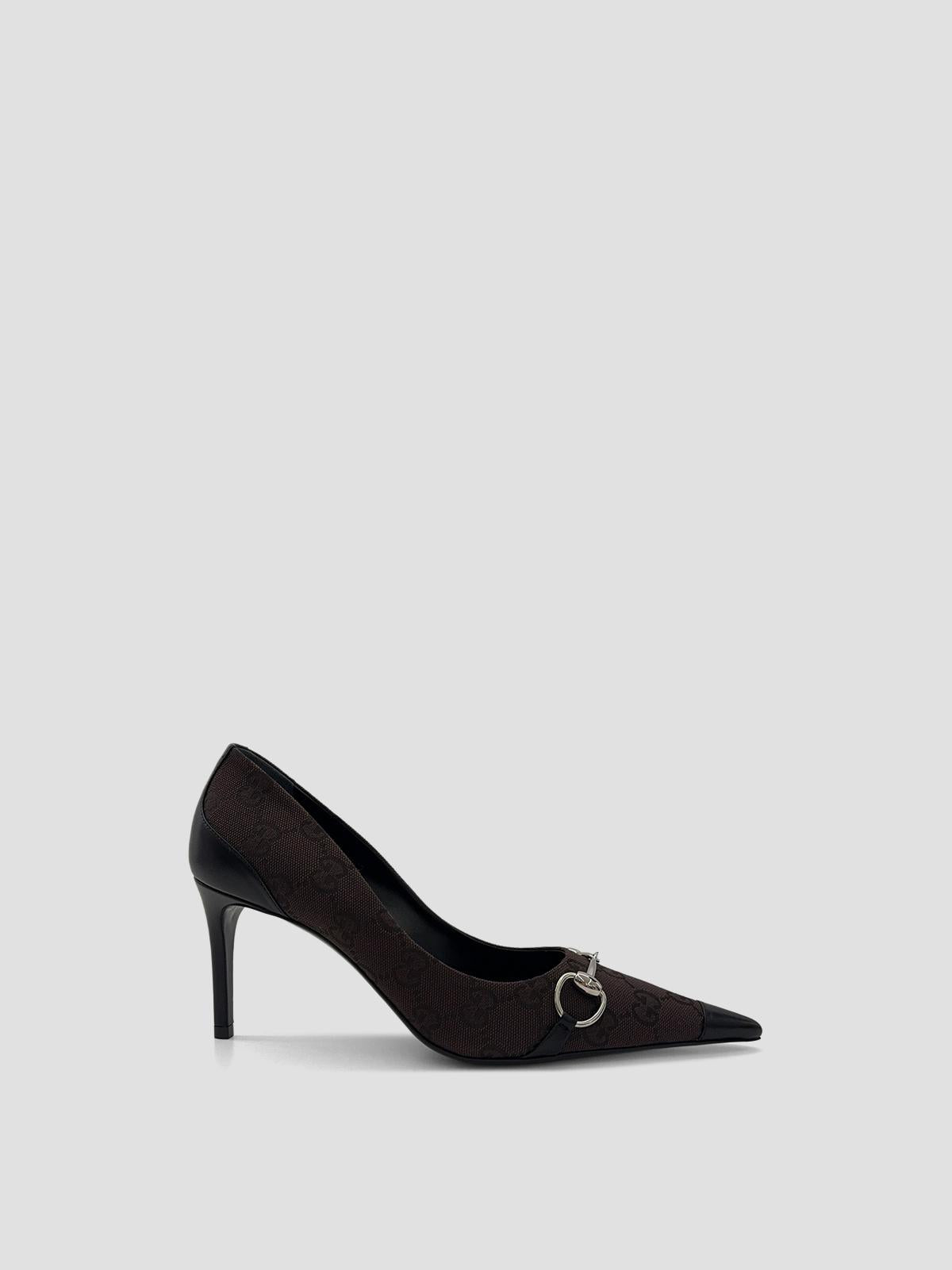 Donna 80 Pump In Gg Canvas