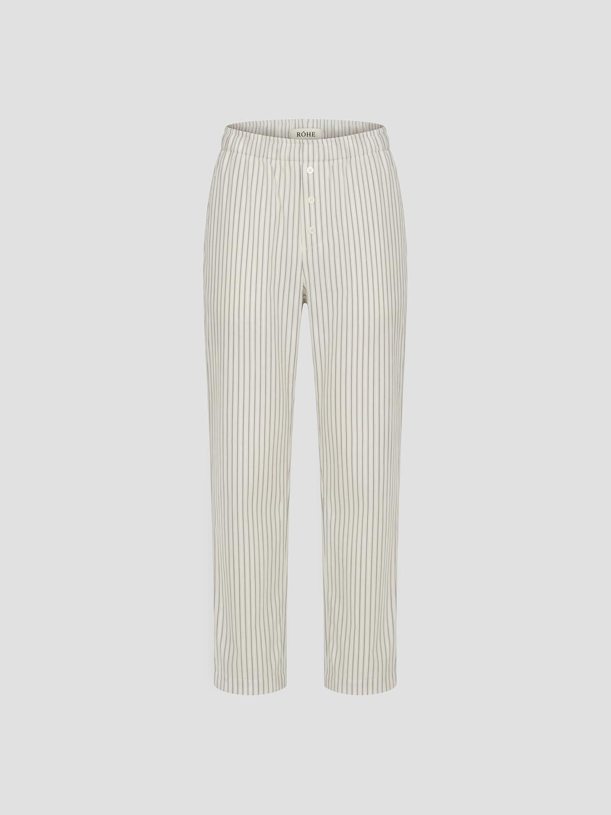 Silk Stripe Pyjama Trousers