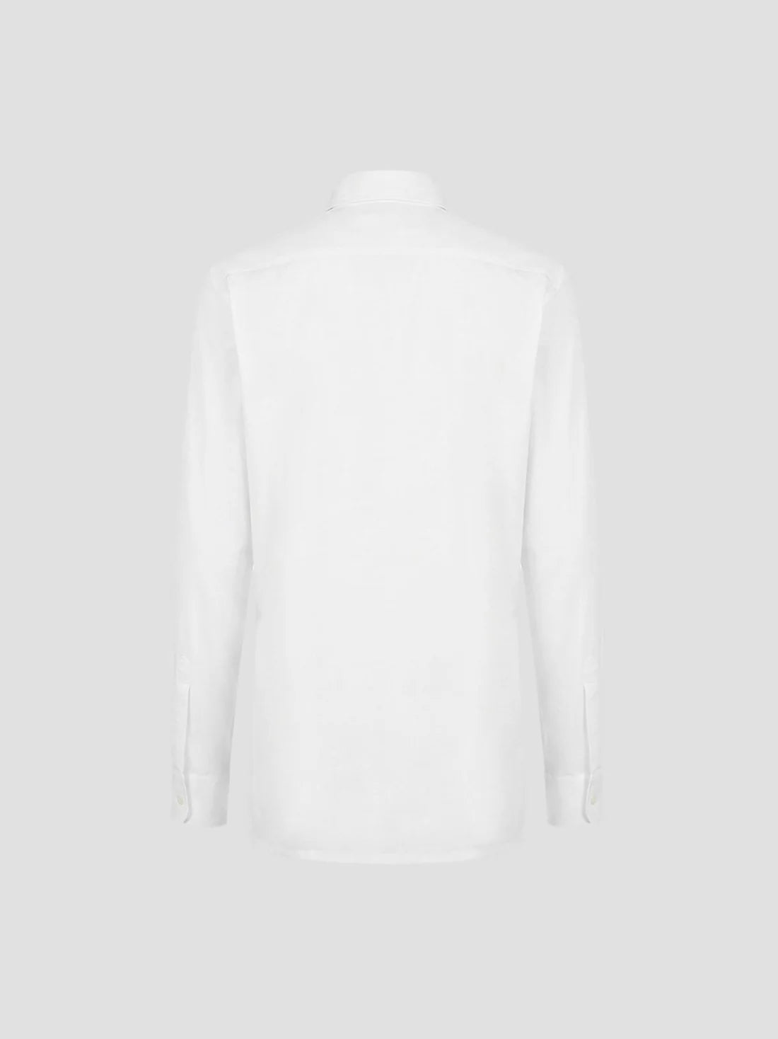Slim-Fit Poplin Shirt With Jacquard