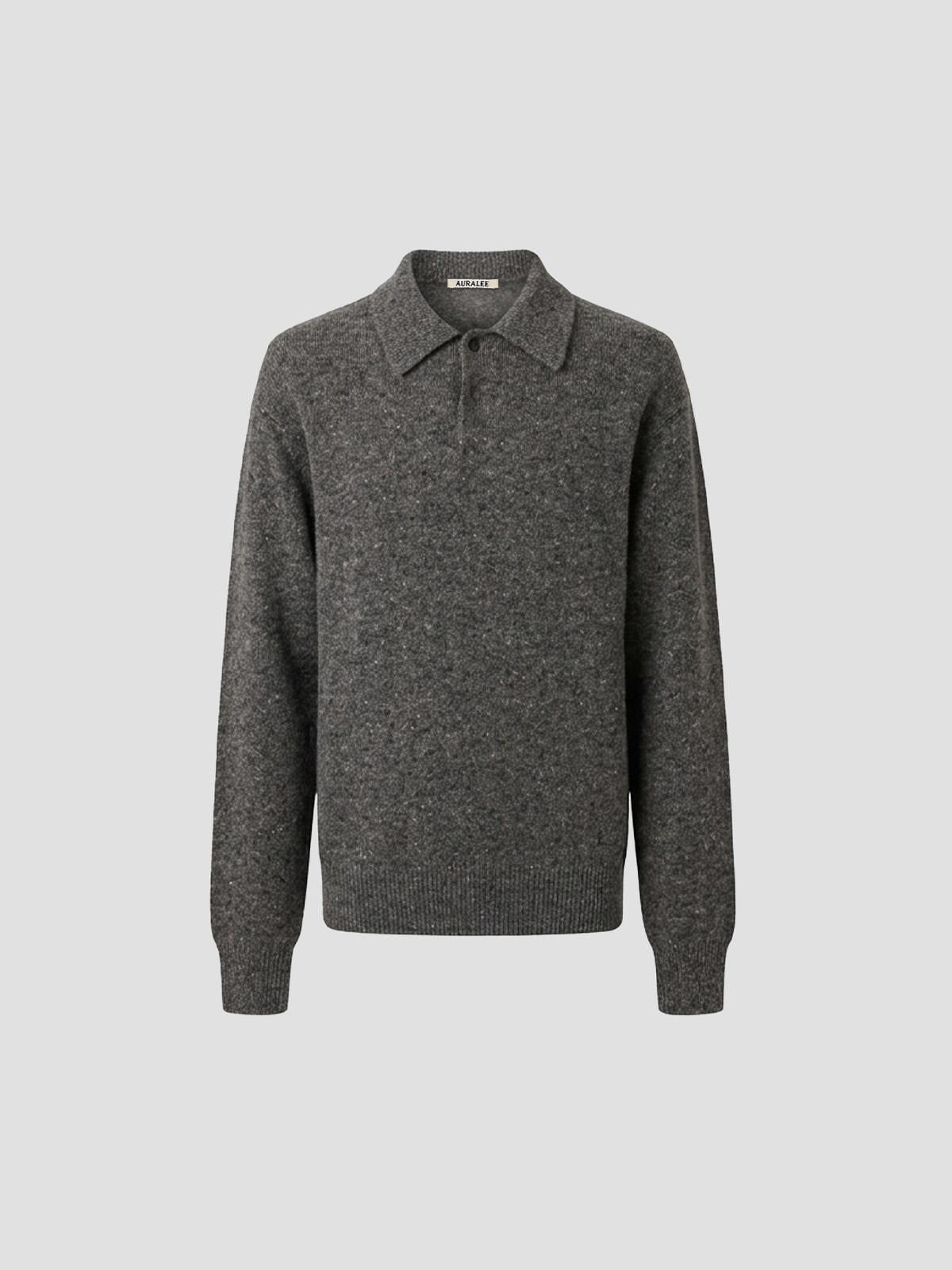 Cashmere Nep Knit Polo