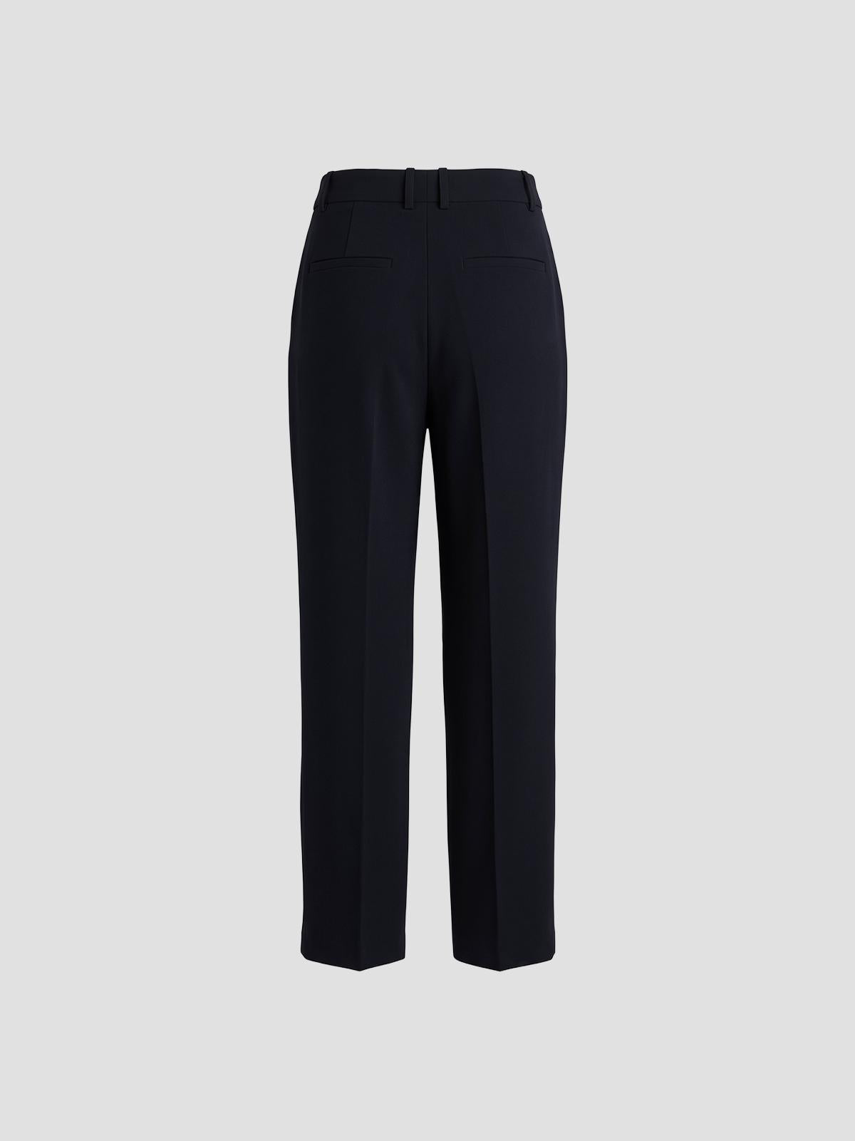 Double-Pleat Fluid Trousers