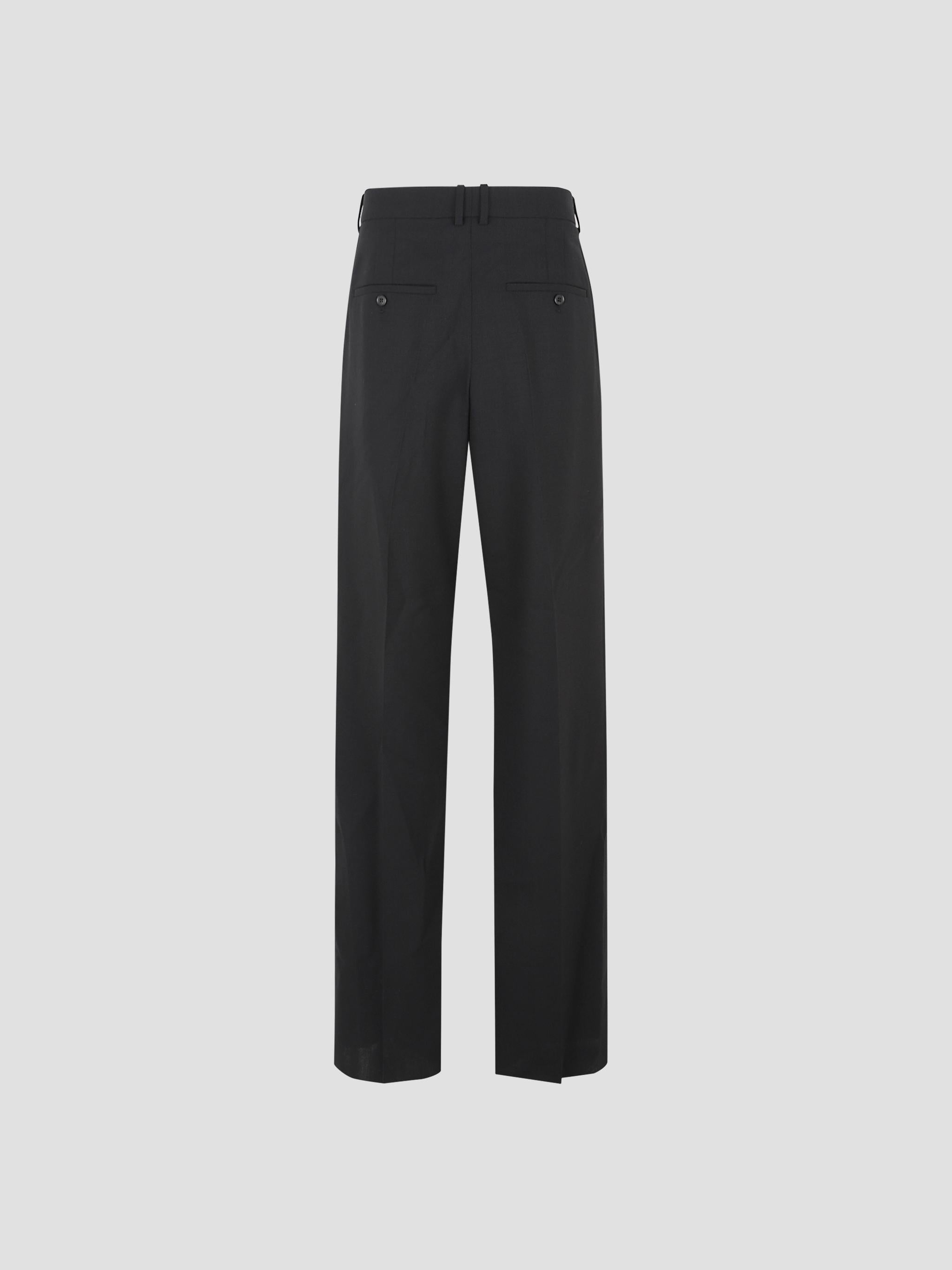 High Waist Straight Leg Trousers