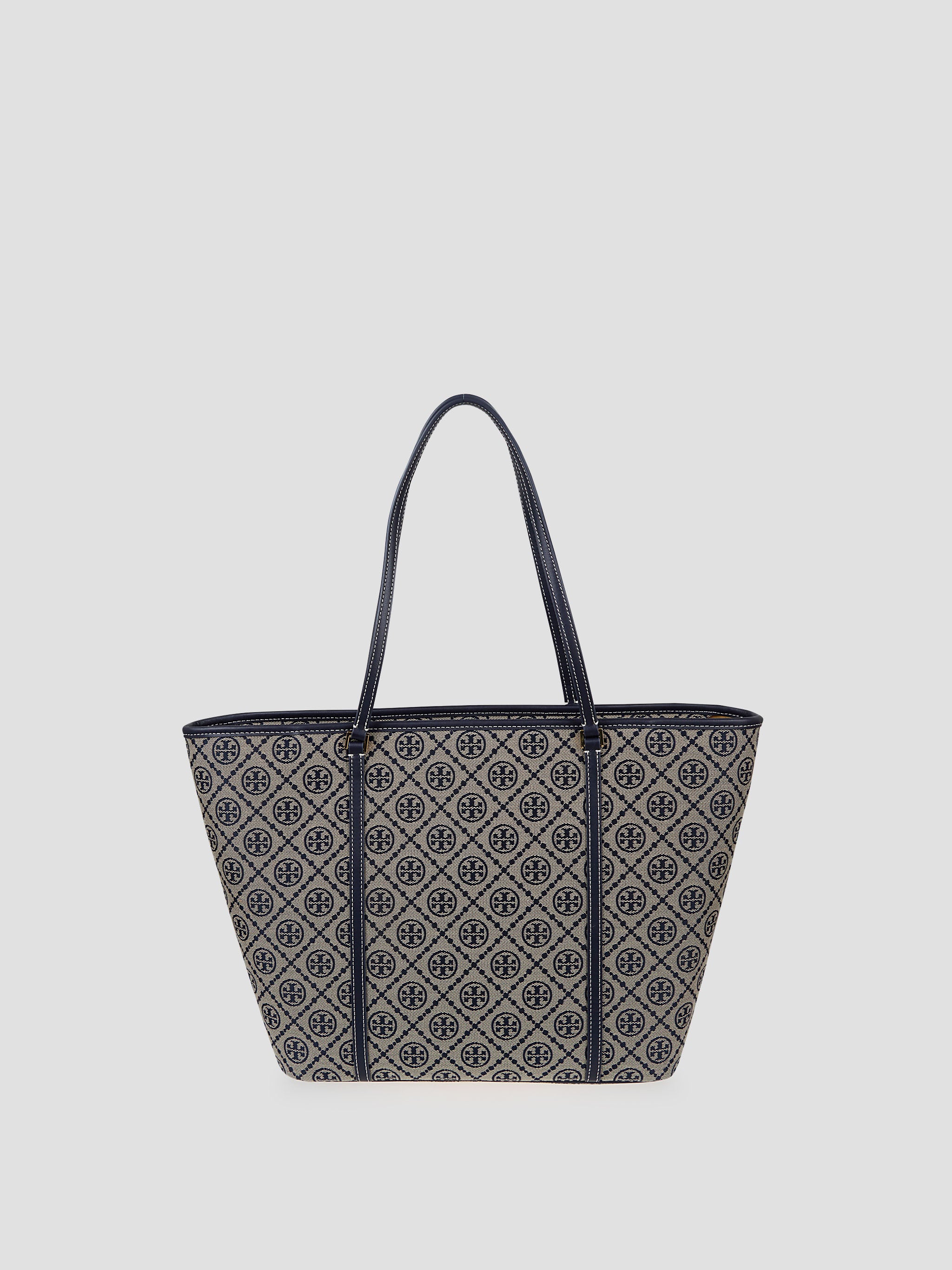 T Monogram Zip Tote