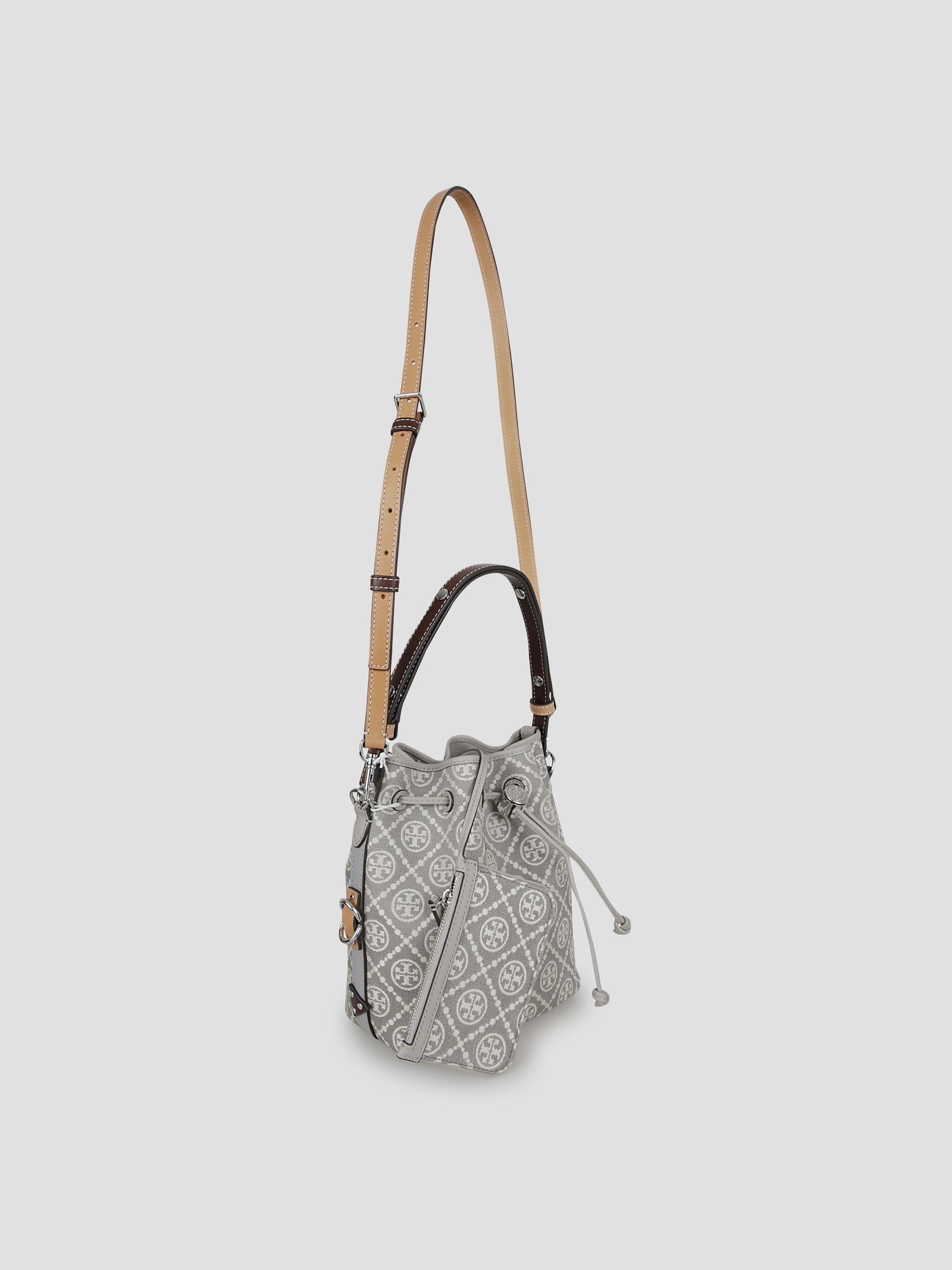 T Monogram Utility Bucket Bag